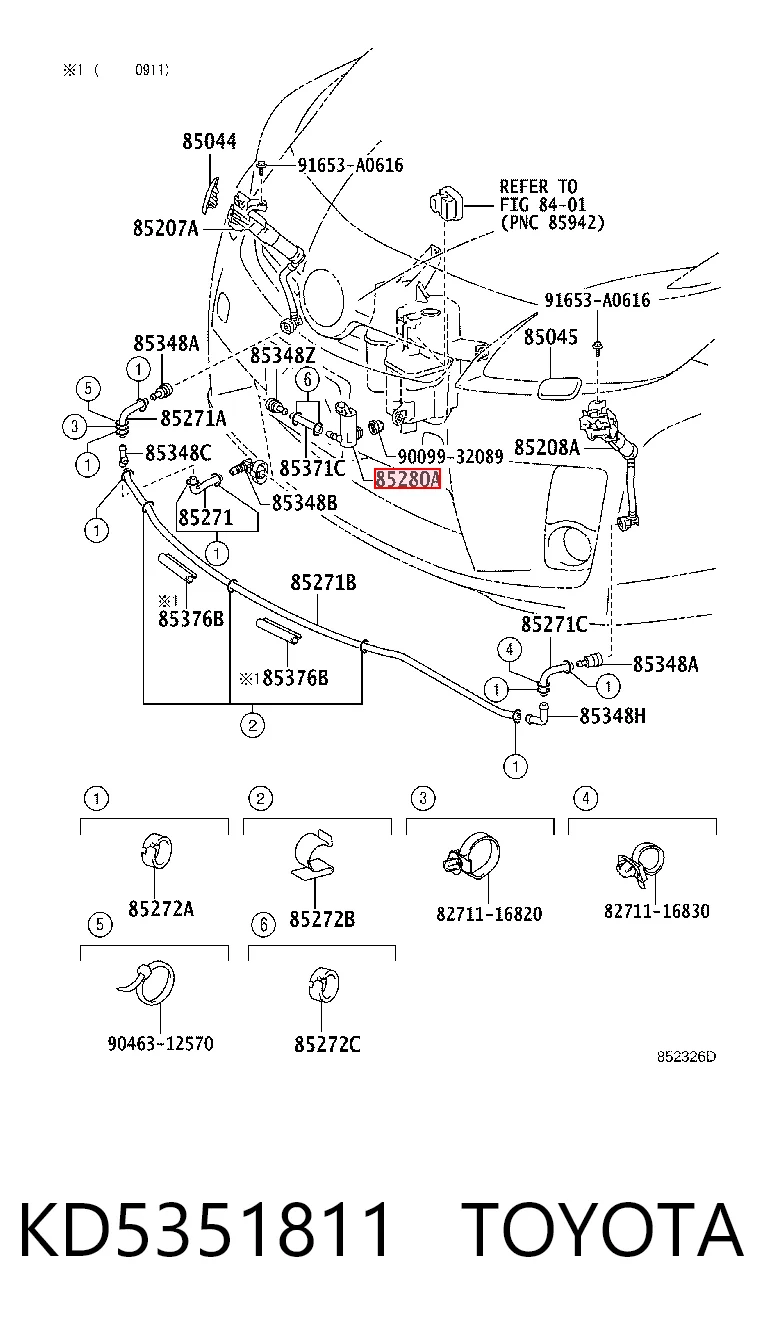 STKD5351811 SAT Насос омывателя фар