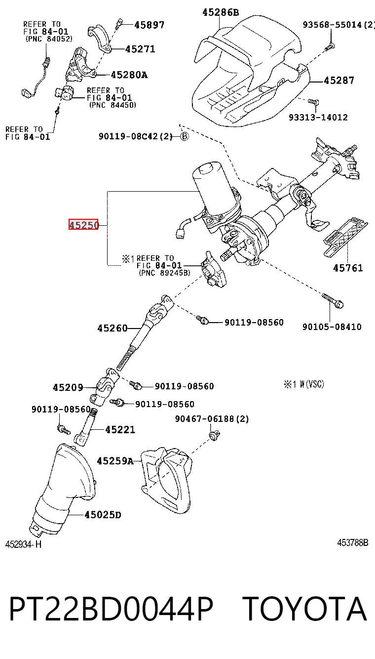  Рулевая колонка Toyota Corolla 