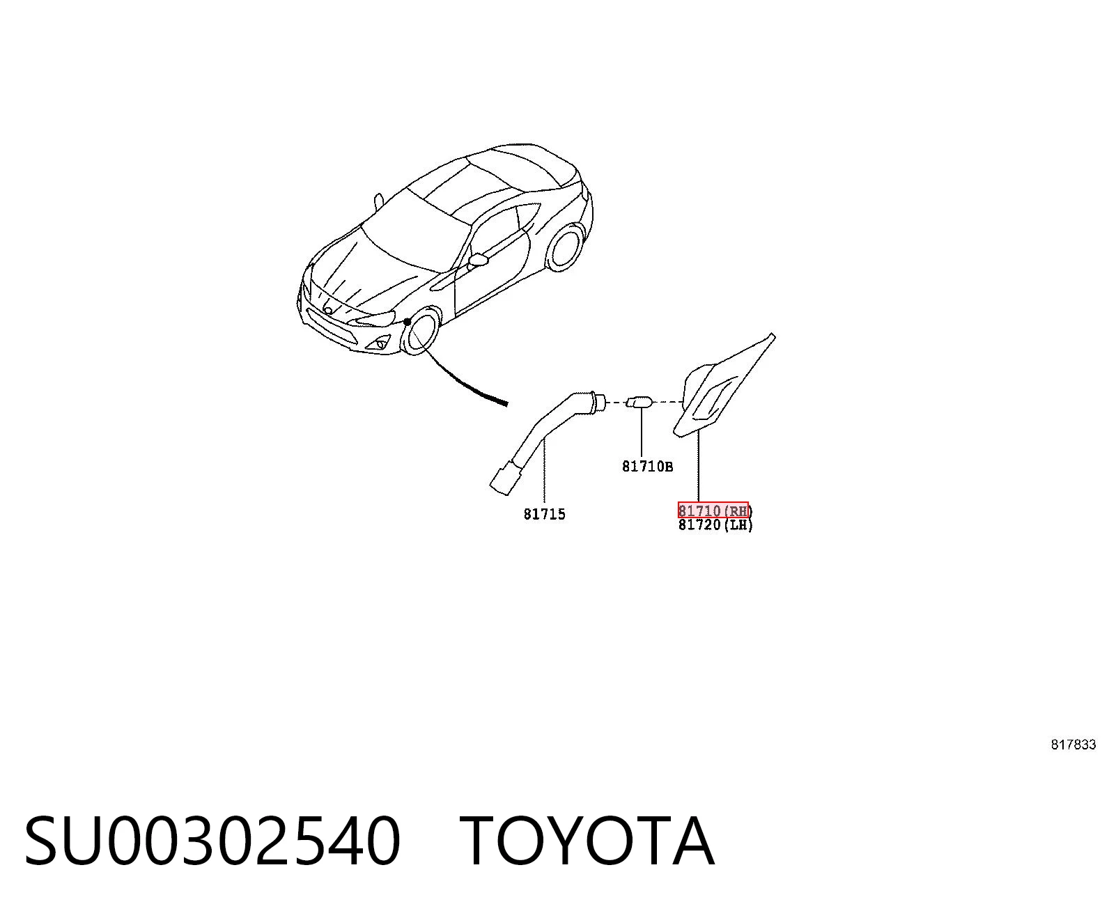 SU00302540 Toyota 
