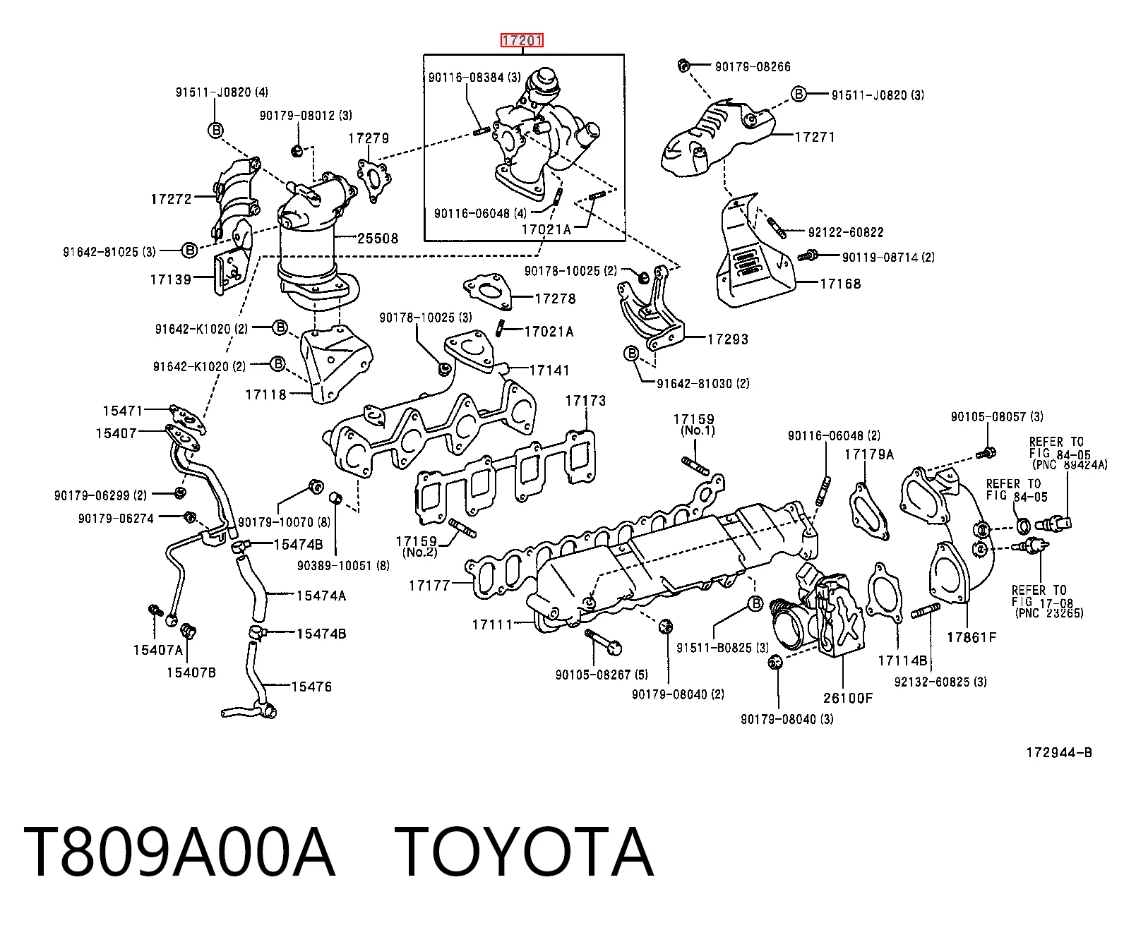  Турбина Toyota Avensis 
