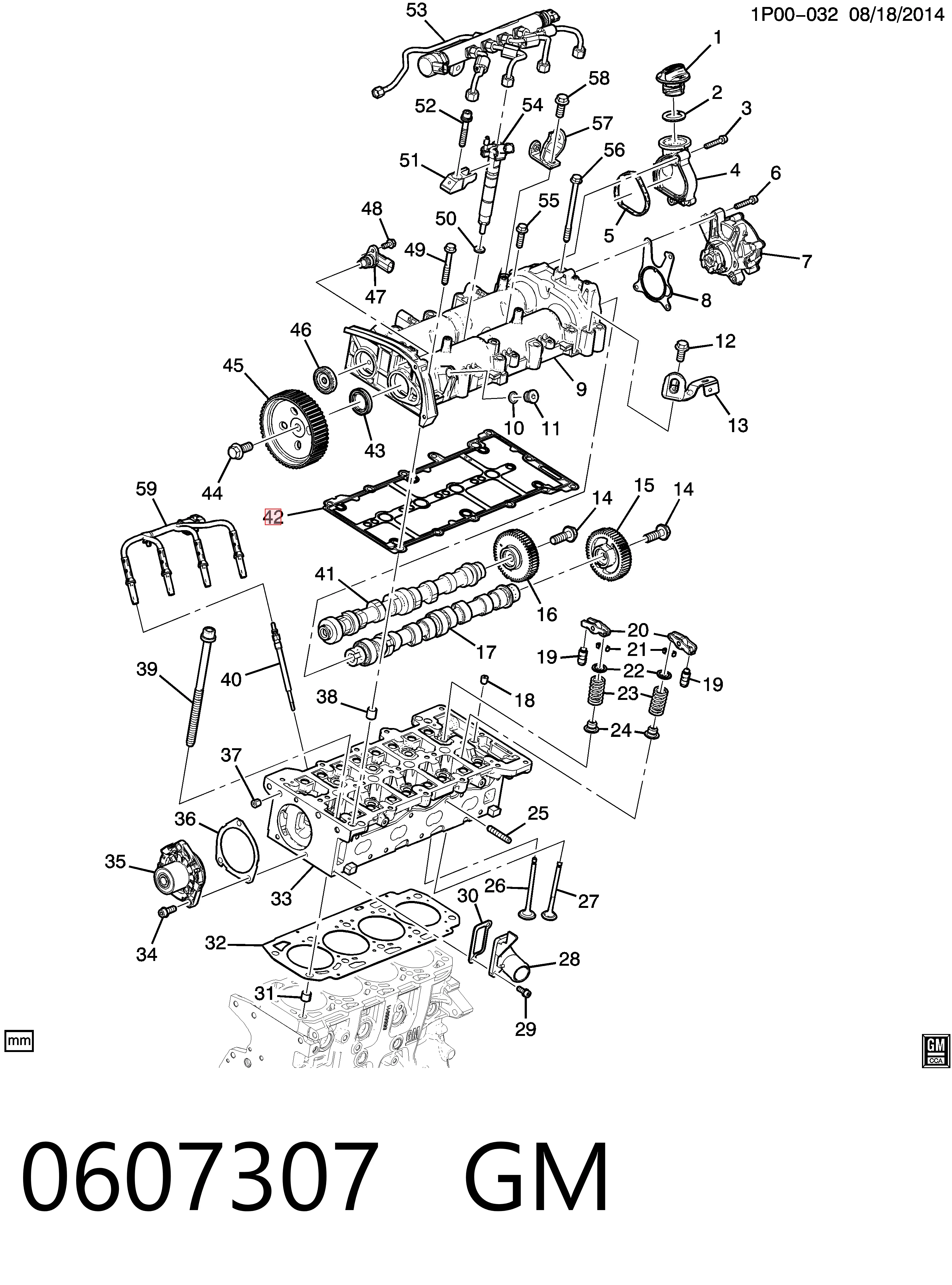 Прокладка крышки клапана на Fiat Punto GRAND 199