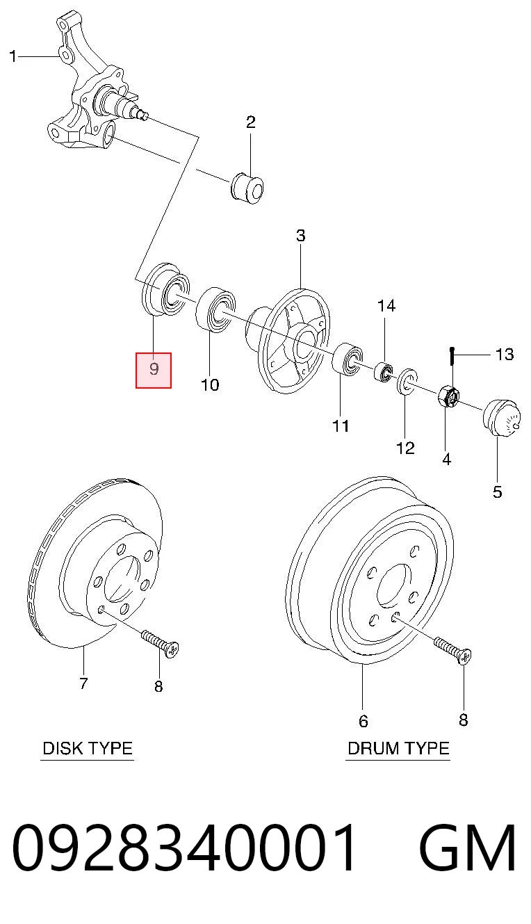 P94535474 Parts-Mall Сальник ступичный