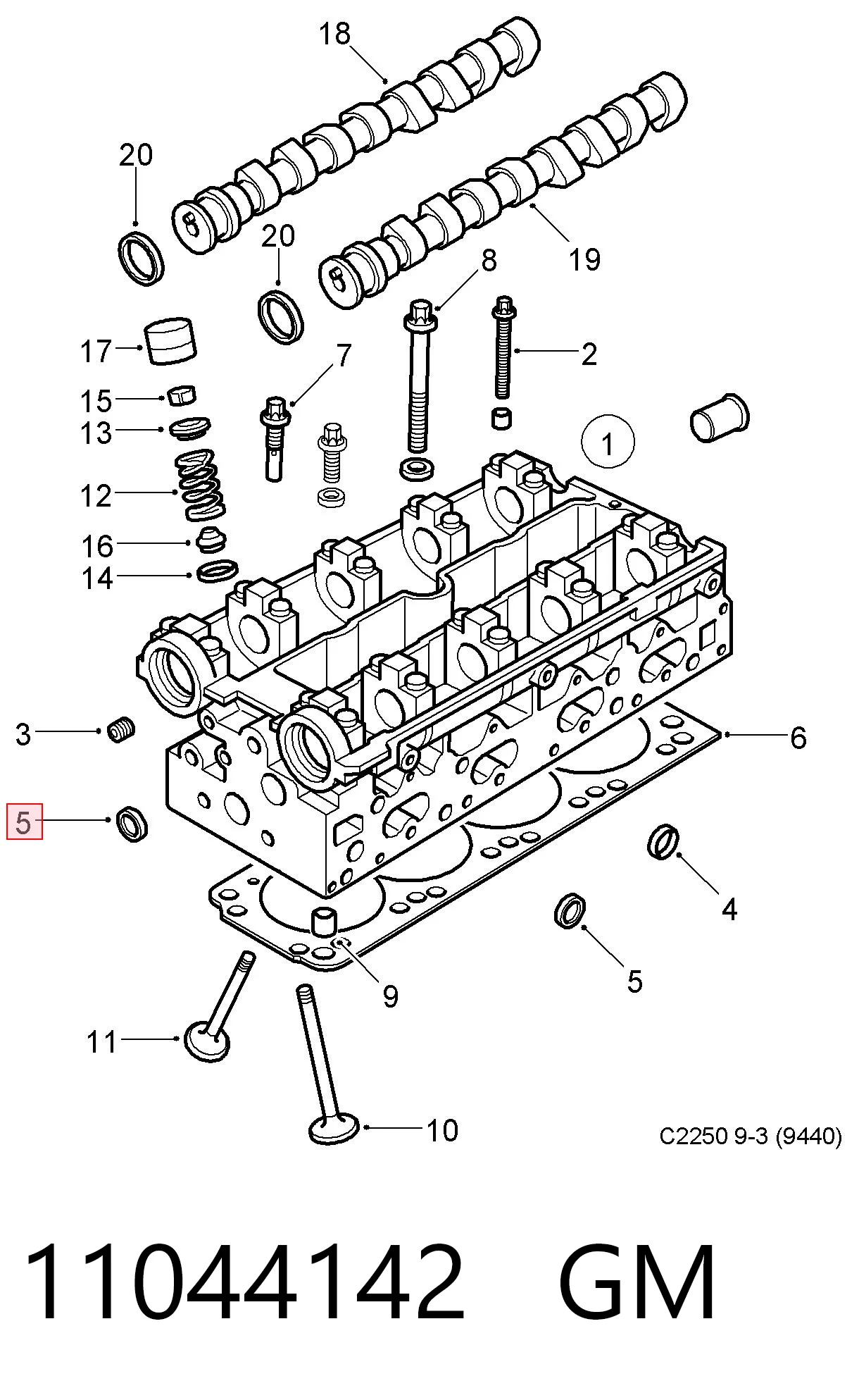 Заглушка ГБЦ FE03201 Febi