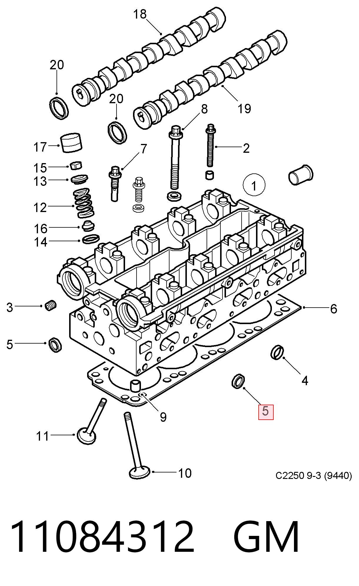 Купить N0119082 Porsche Заглушка ГБЦ