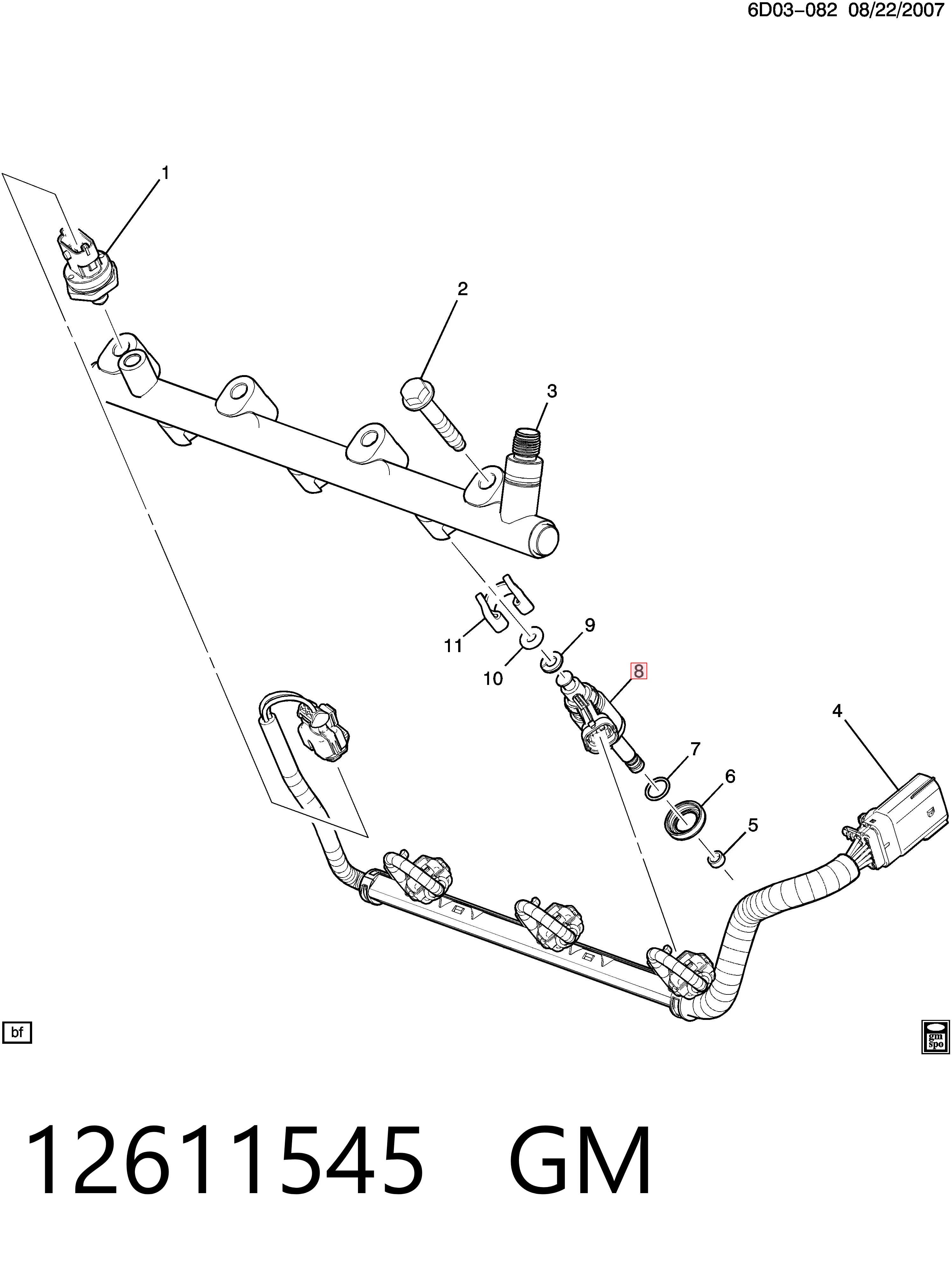 62852 Bosch Топливные форсунки
