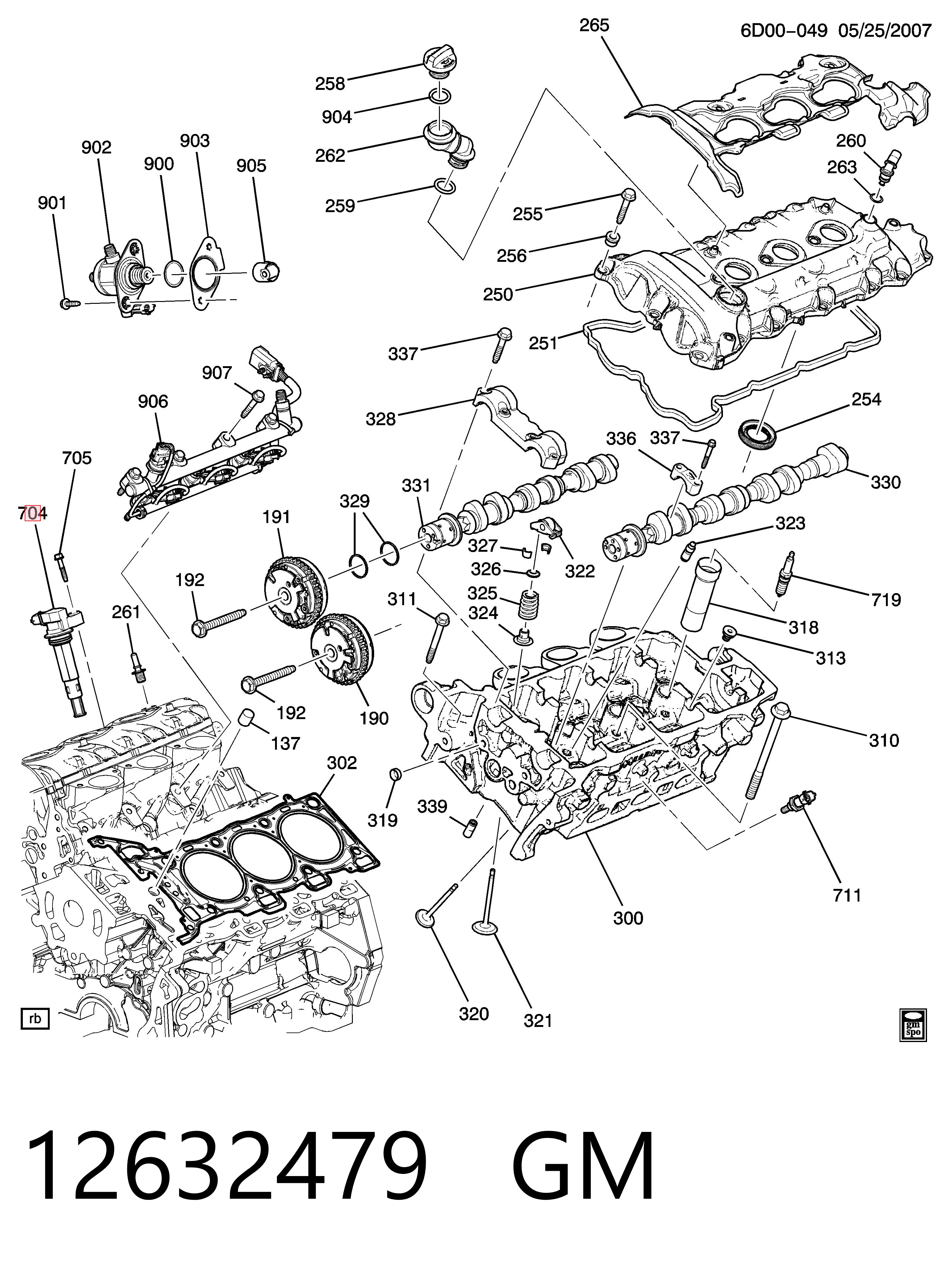 12632479 General Motors Катушка зажигания