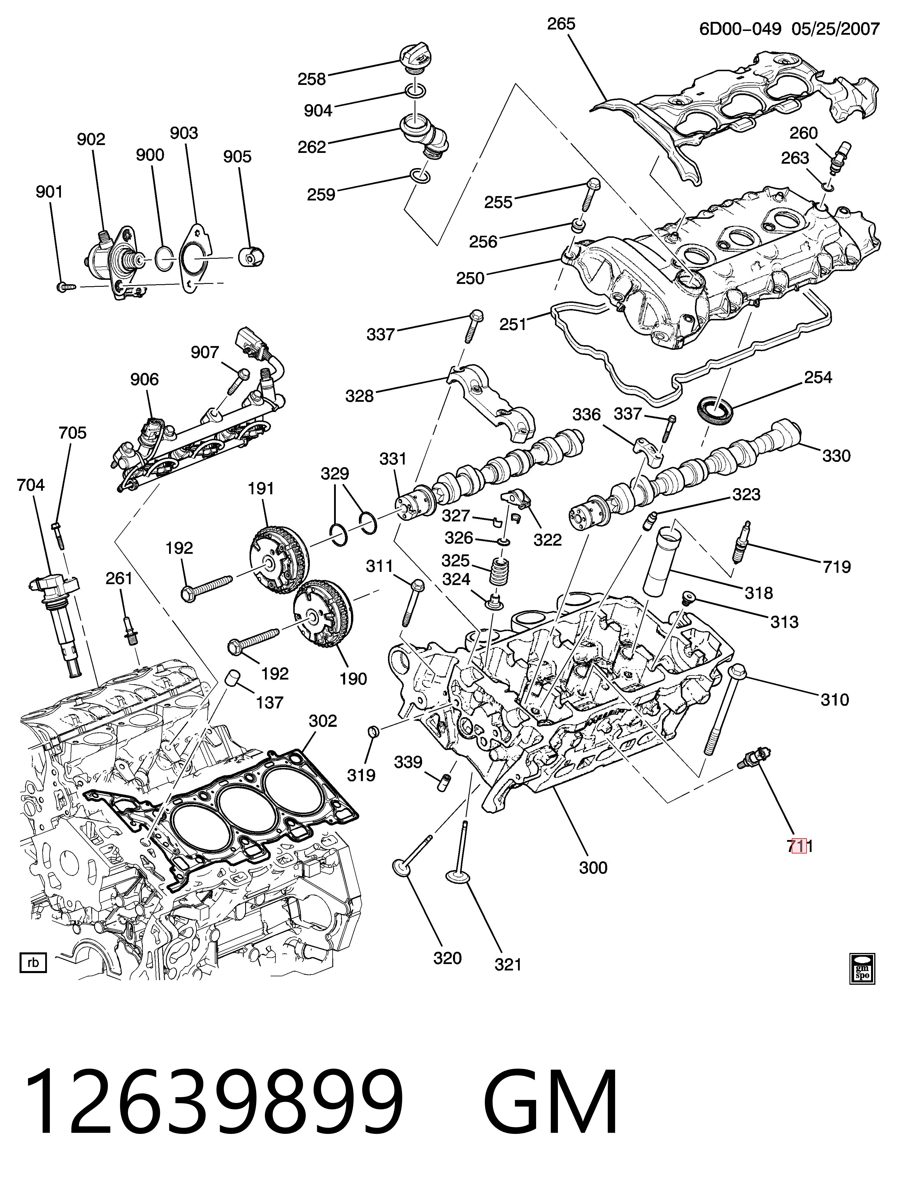 12639899 General Motors Термовыключатель