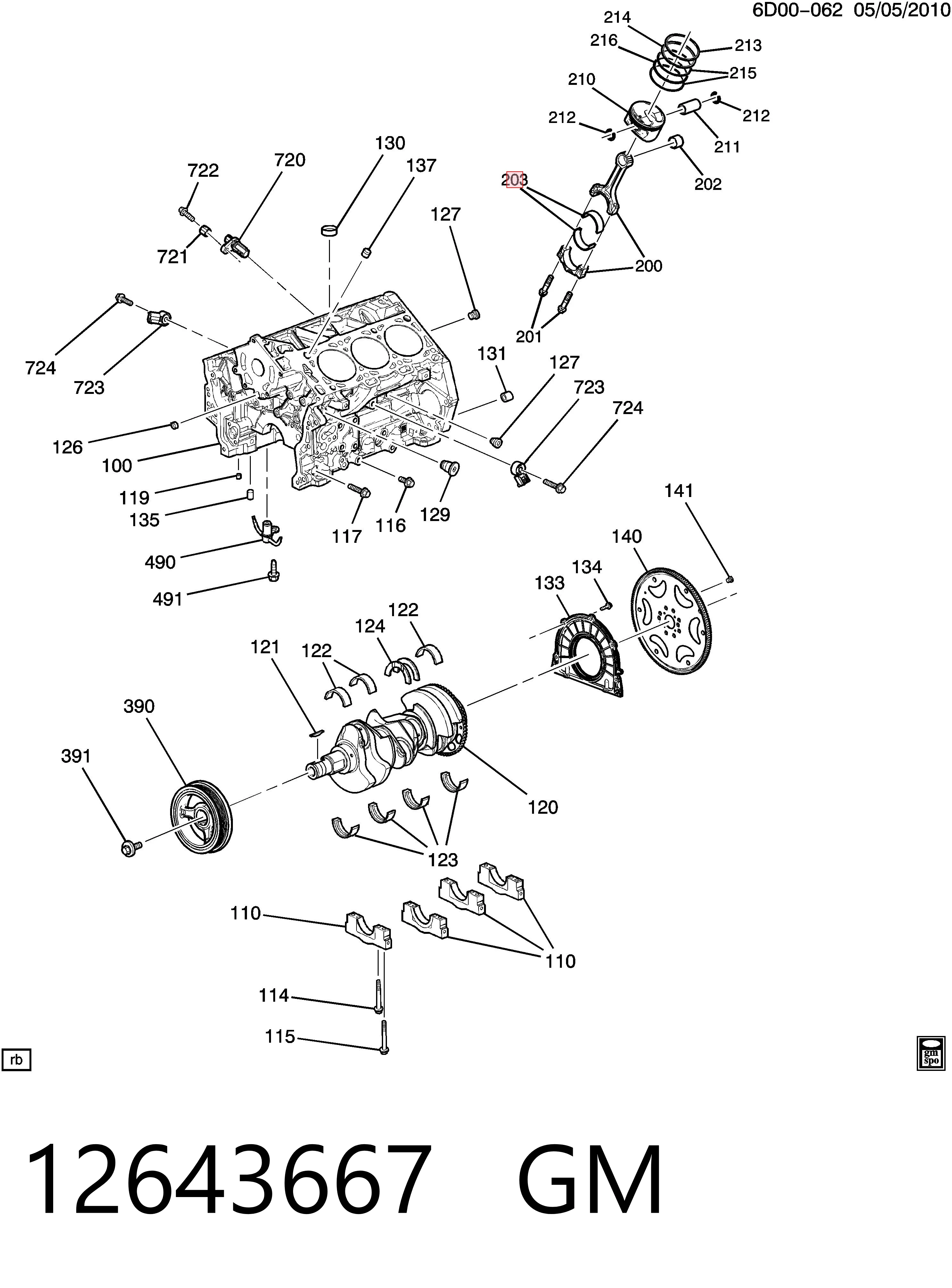 Купить 12636003 Peugeot/Citroen Комплект шатунных вкладышей