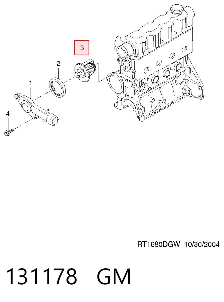 Термостат GM 131178
