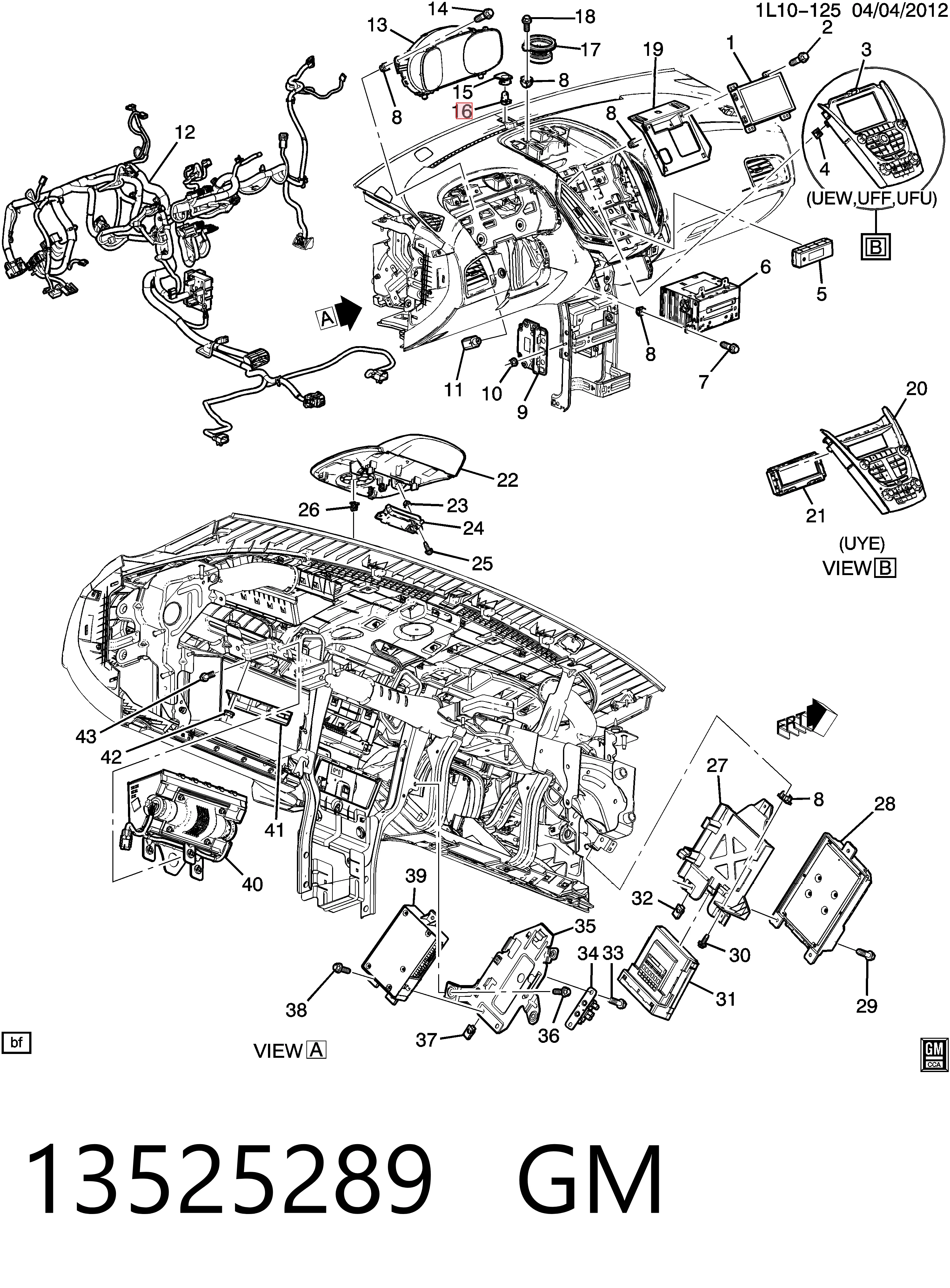 13525289 Peugeot/Citroen 