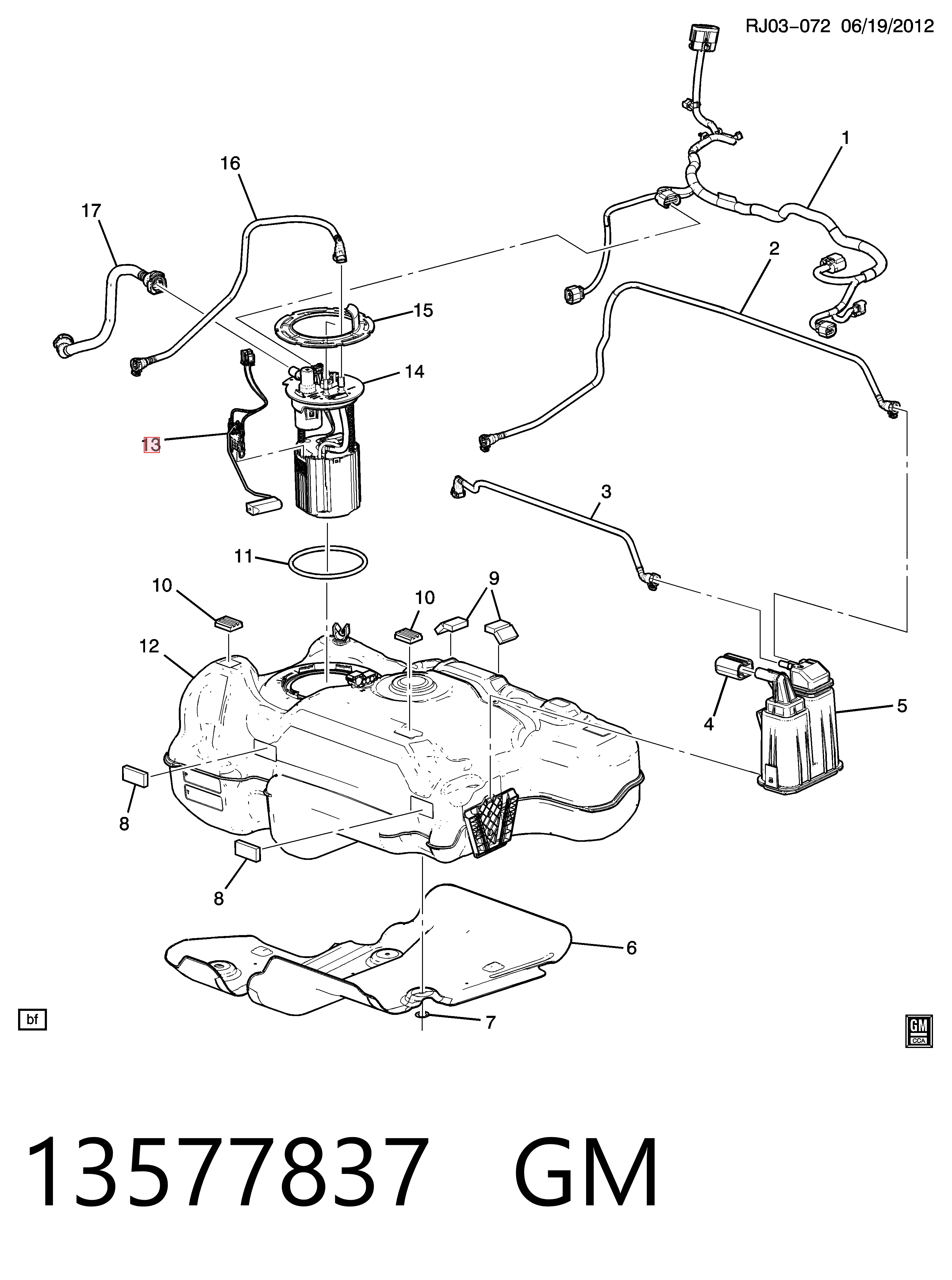 13592496 Opel Комплект ремня ГРМ