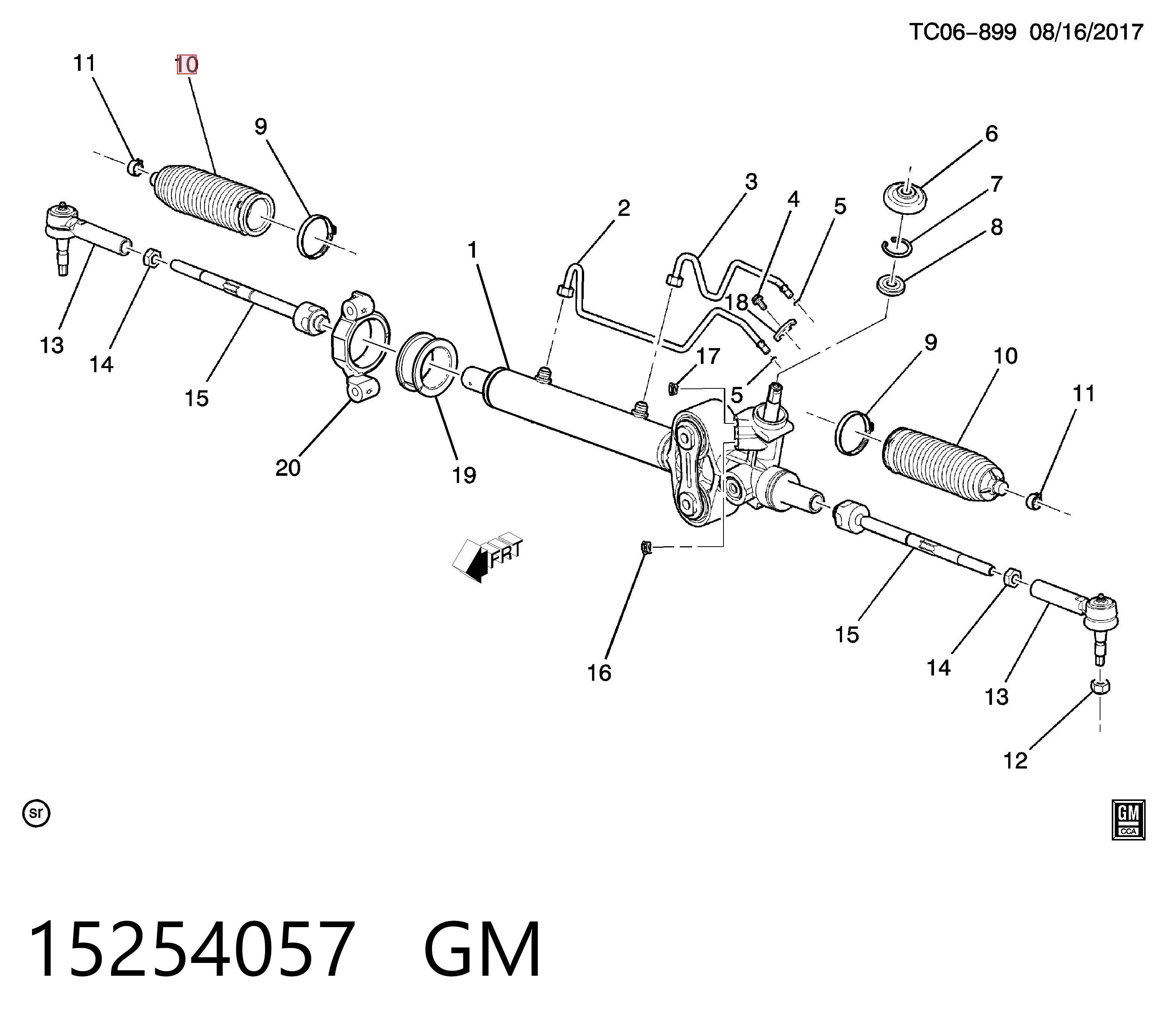 Пыльник тяги Cadillac Escalade III внедорожник (GMT 900) (2006 - 2014) цена, от 22.92 USD