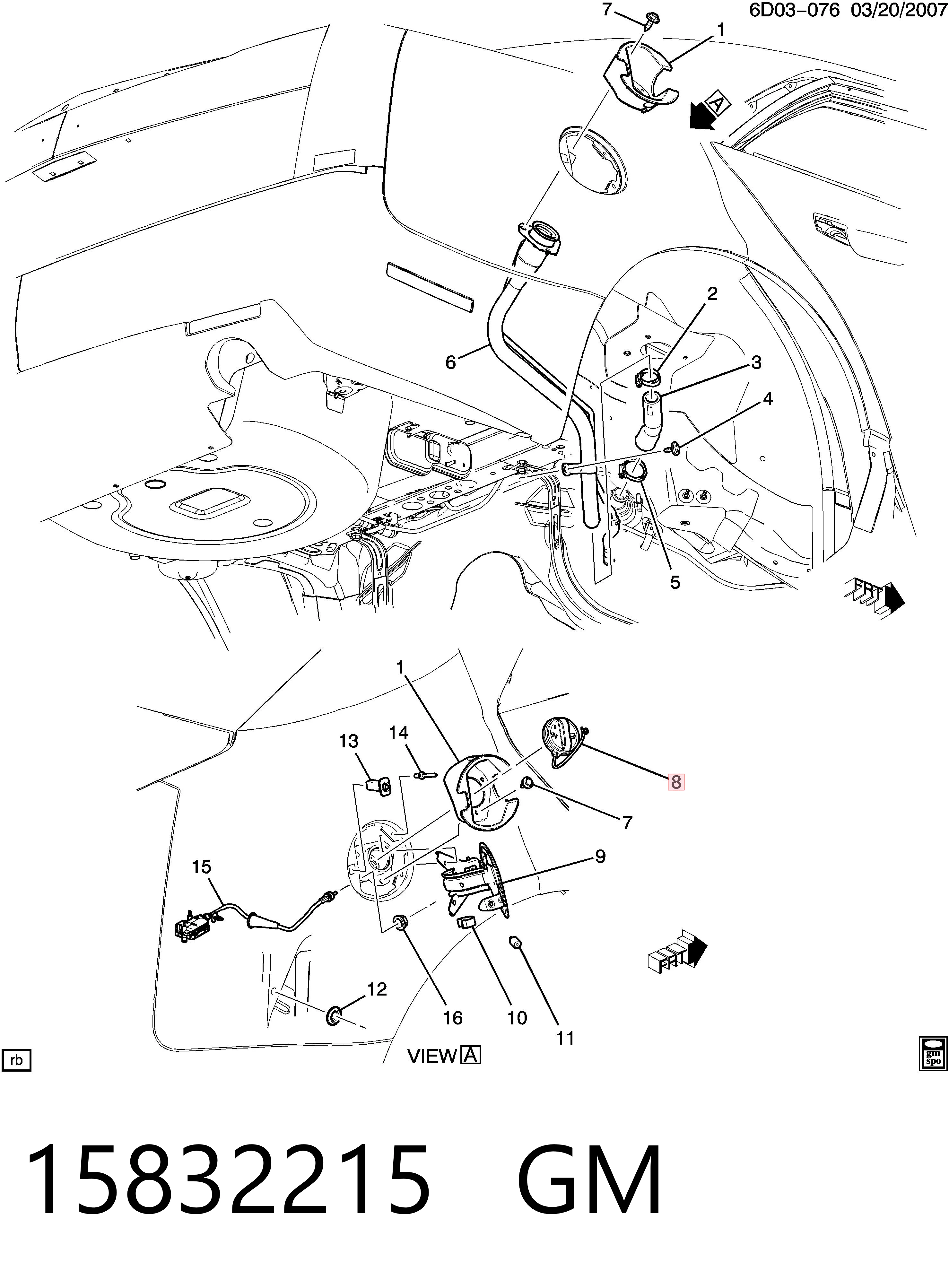 Крышка бензобака 10372246 Opel