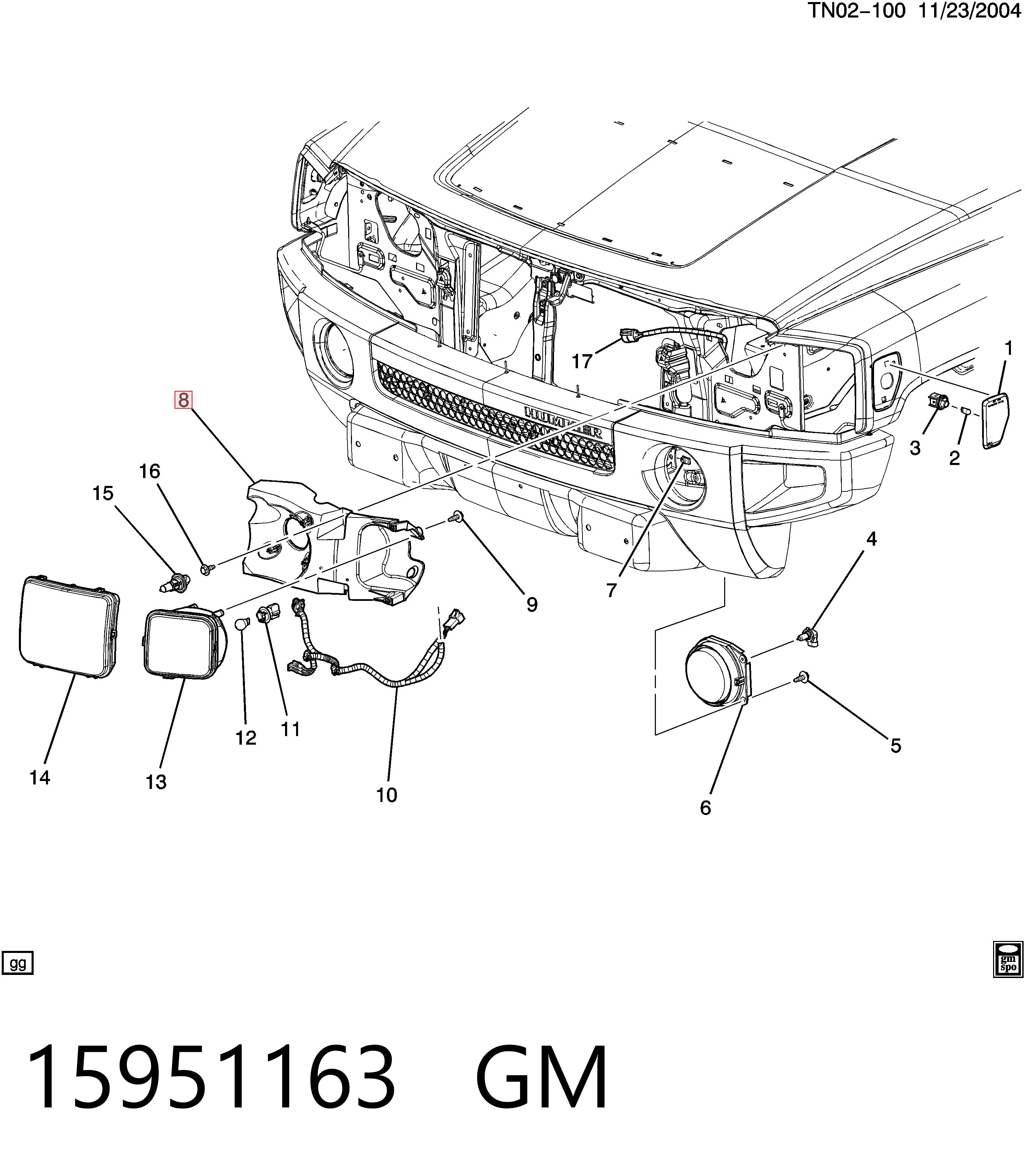 Фара на Hummer H3  