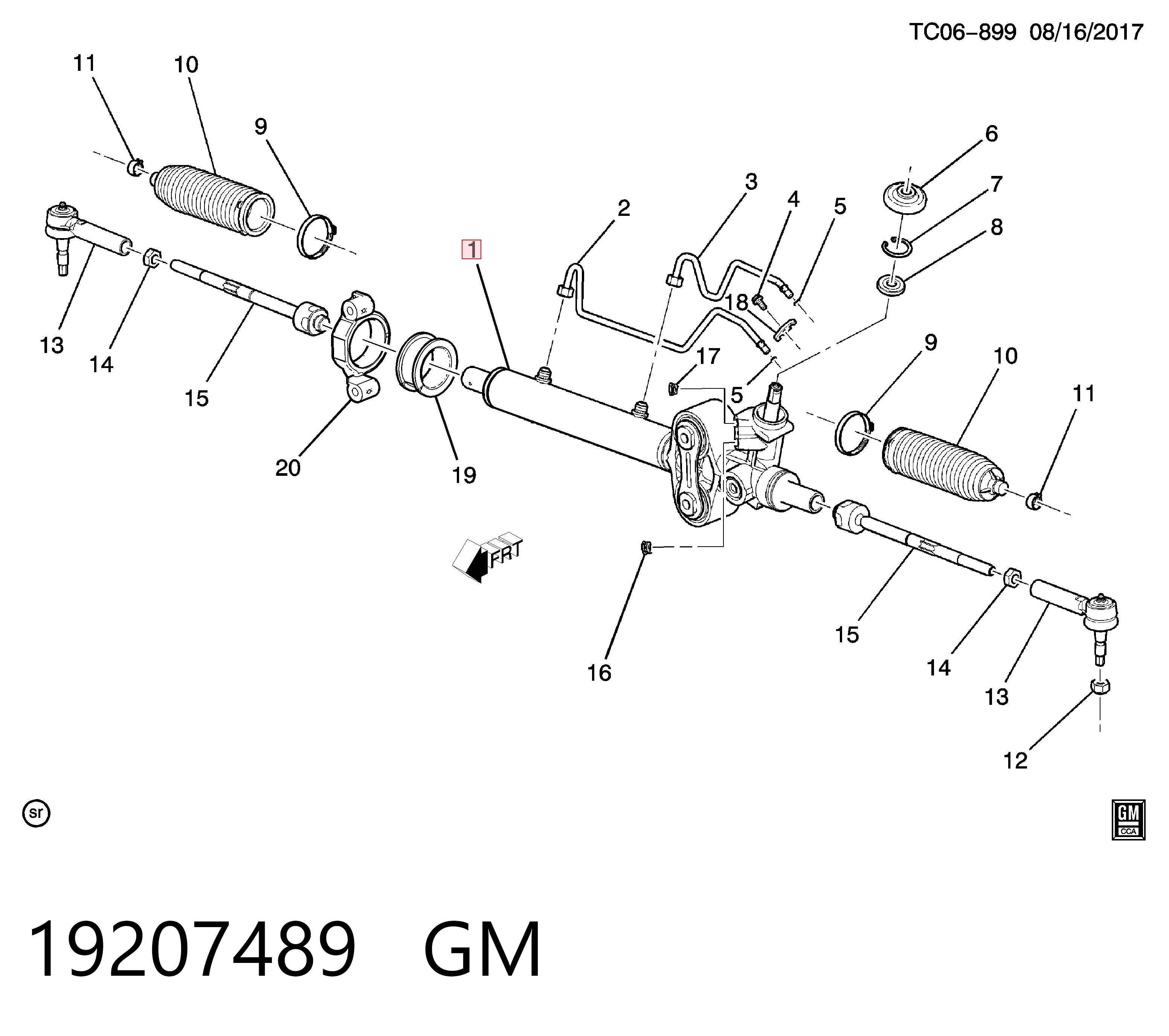 Купить 23550 Lares Рулевая рейка