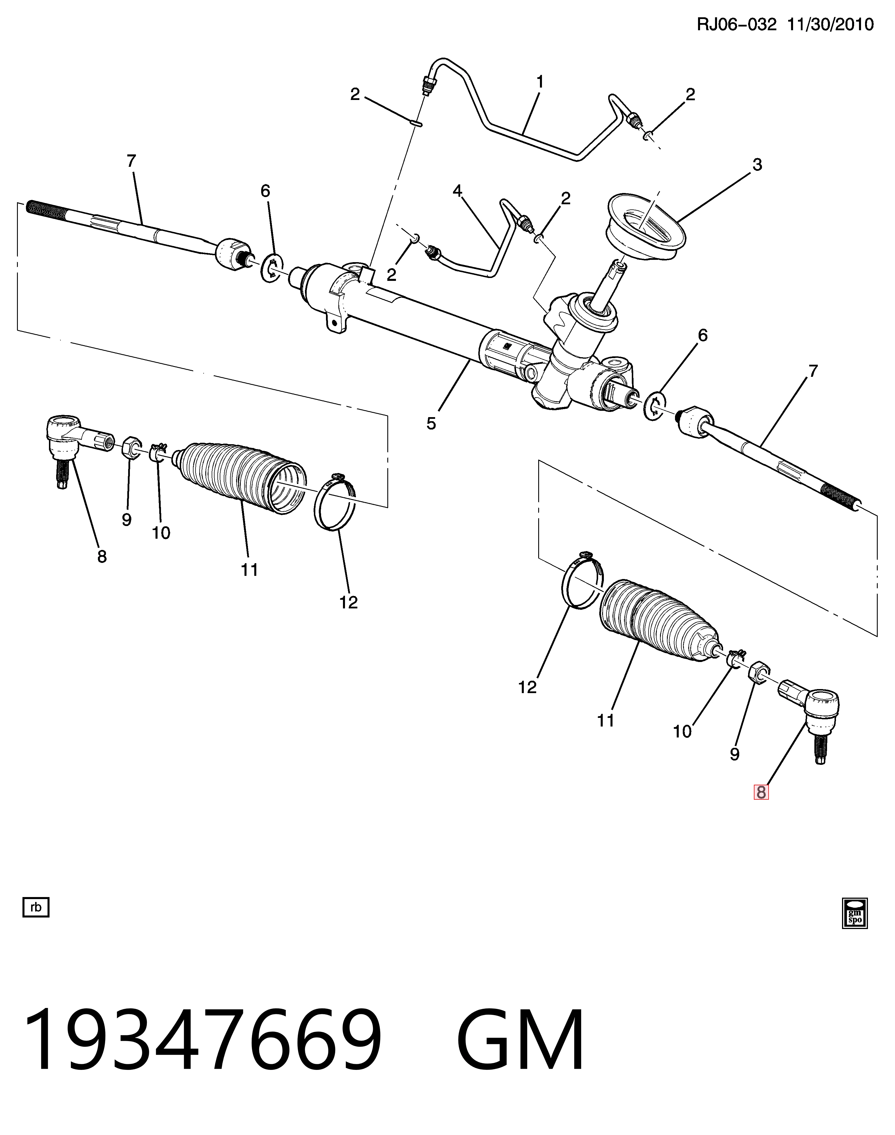Рулевой наконечник Magneti Marelli SSP0341 цена, от 11.49 USD