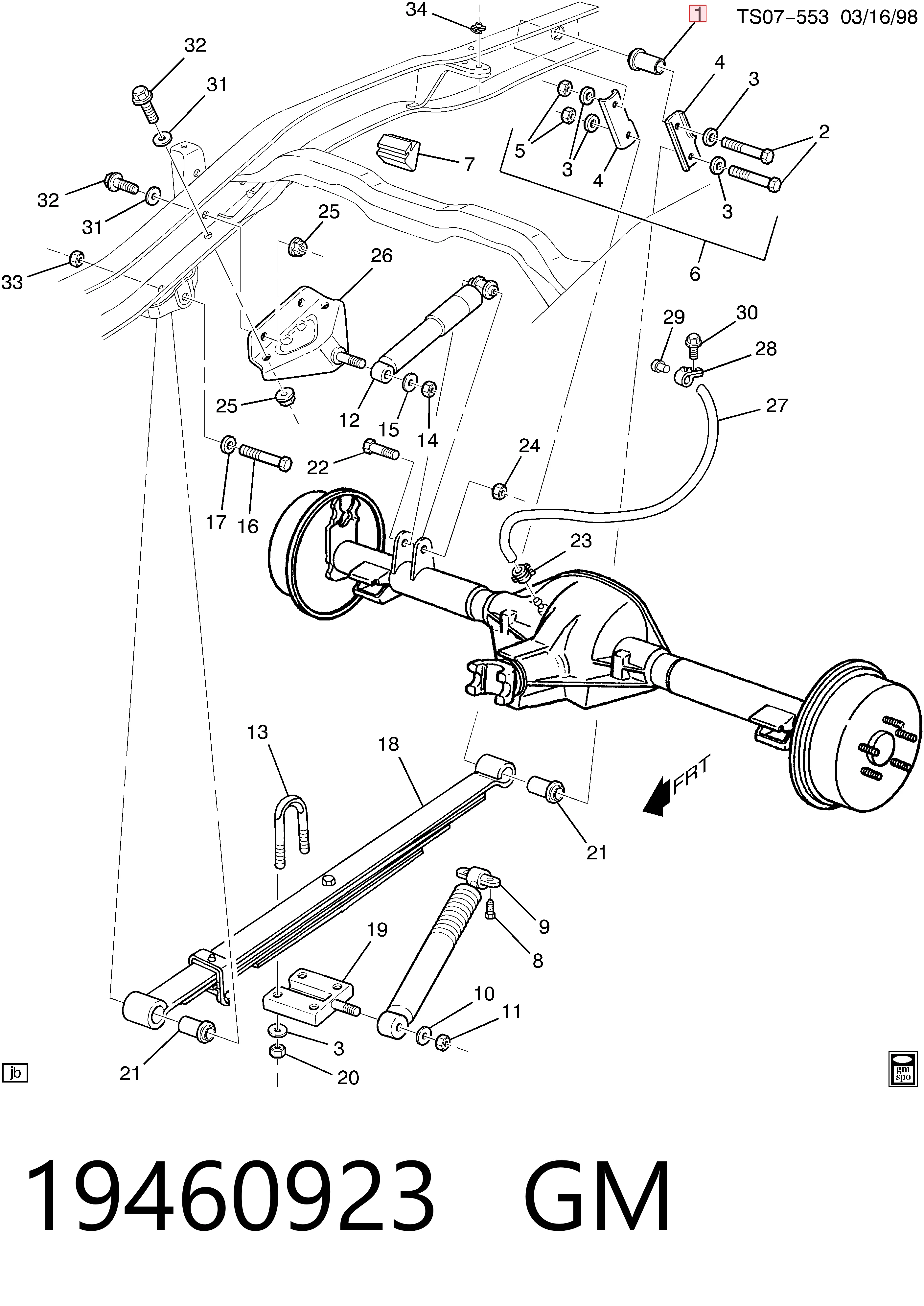 88912905 Opel Сайлентблок серьги рессоры