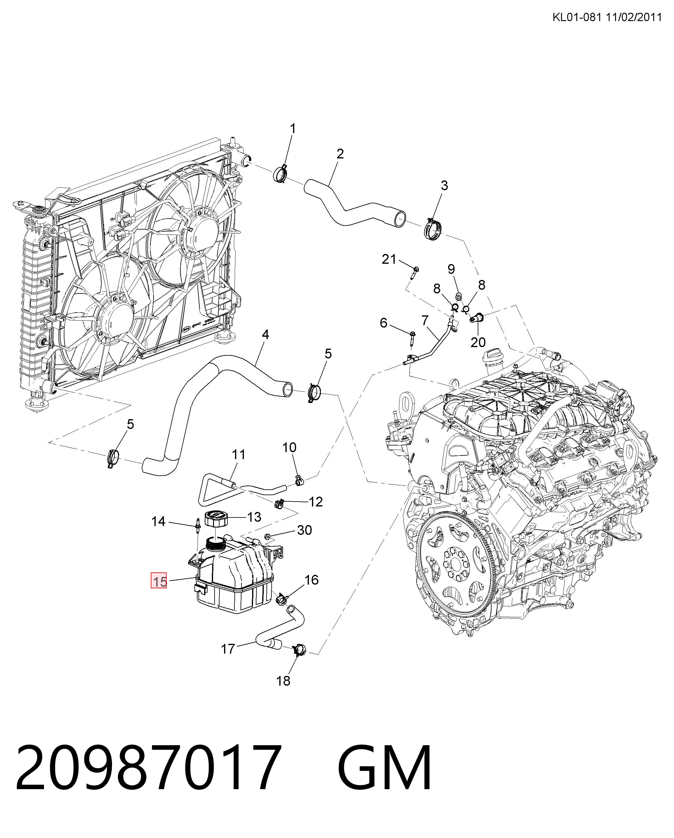 Бачок системы охлаждения двигателя расширительный Polcar 2550ZB2 цена, от 11.84 USD