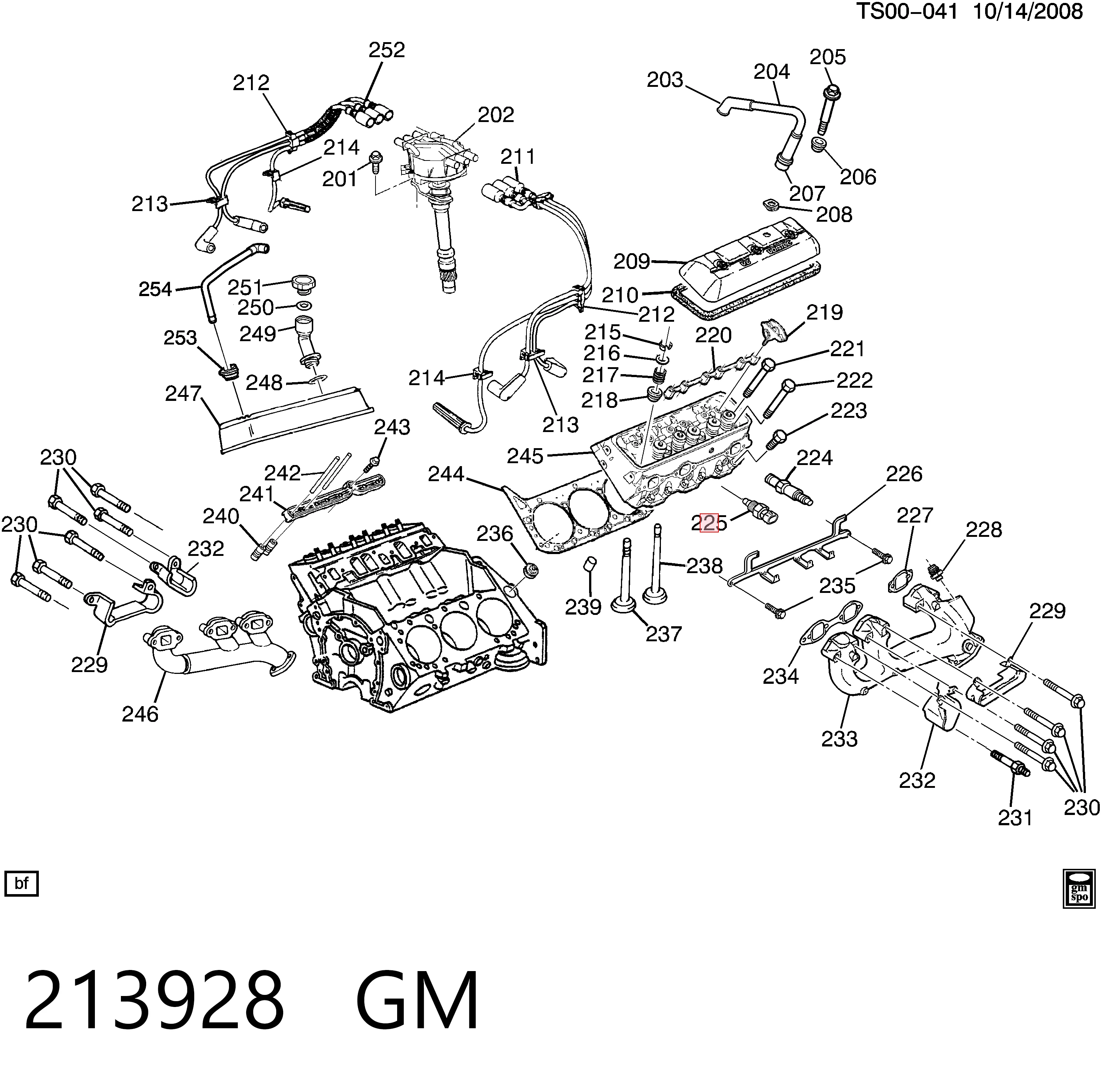 213928 General Motors Термовыключатель