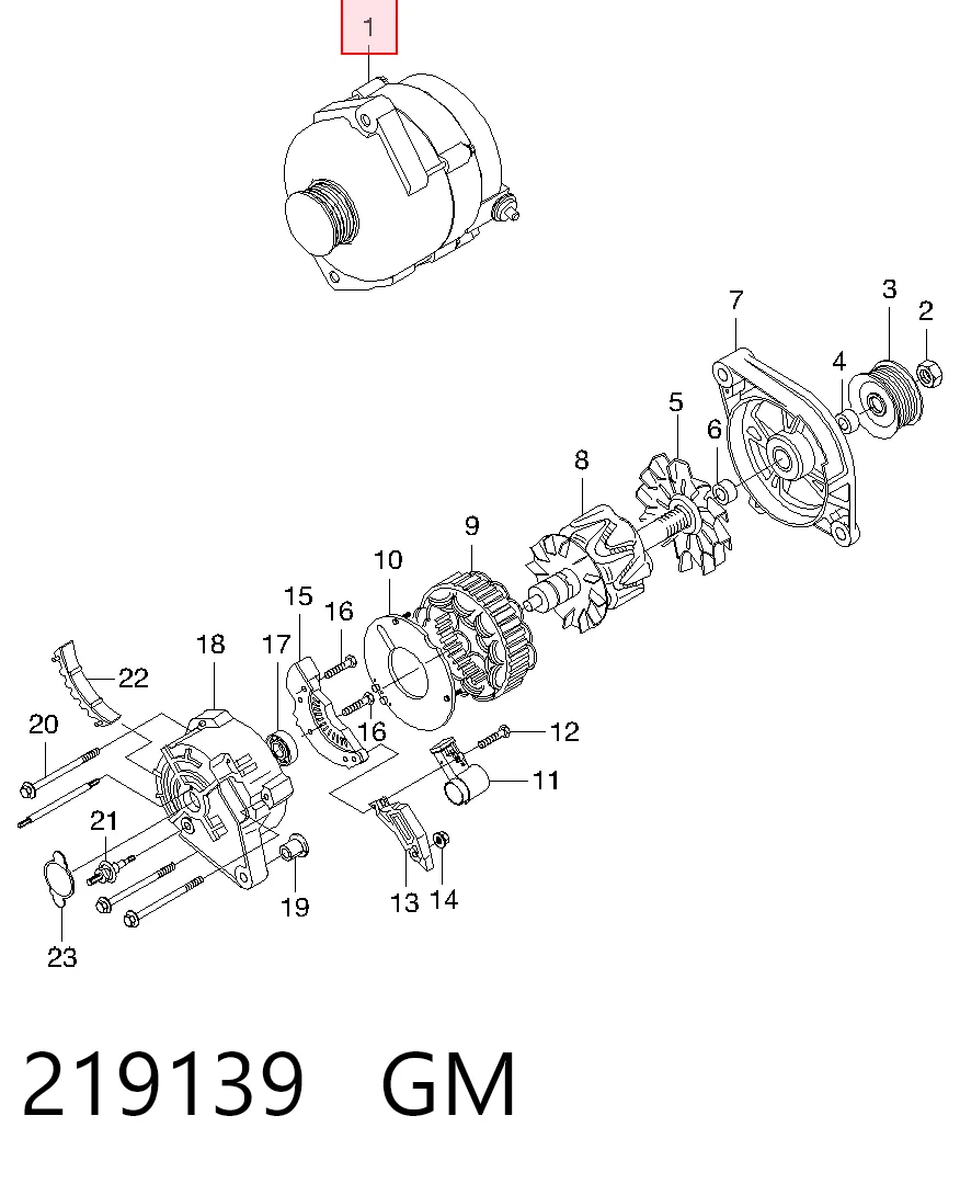 Генератор GM 219139