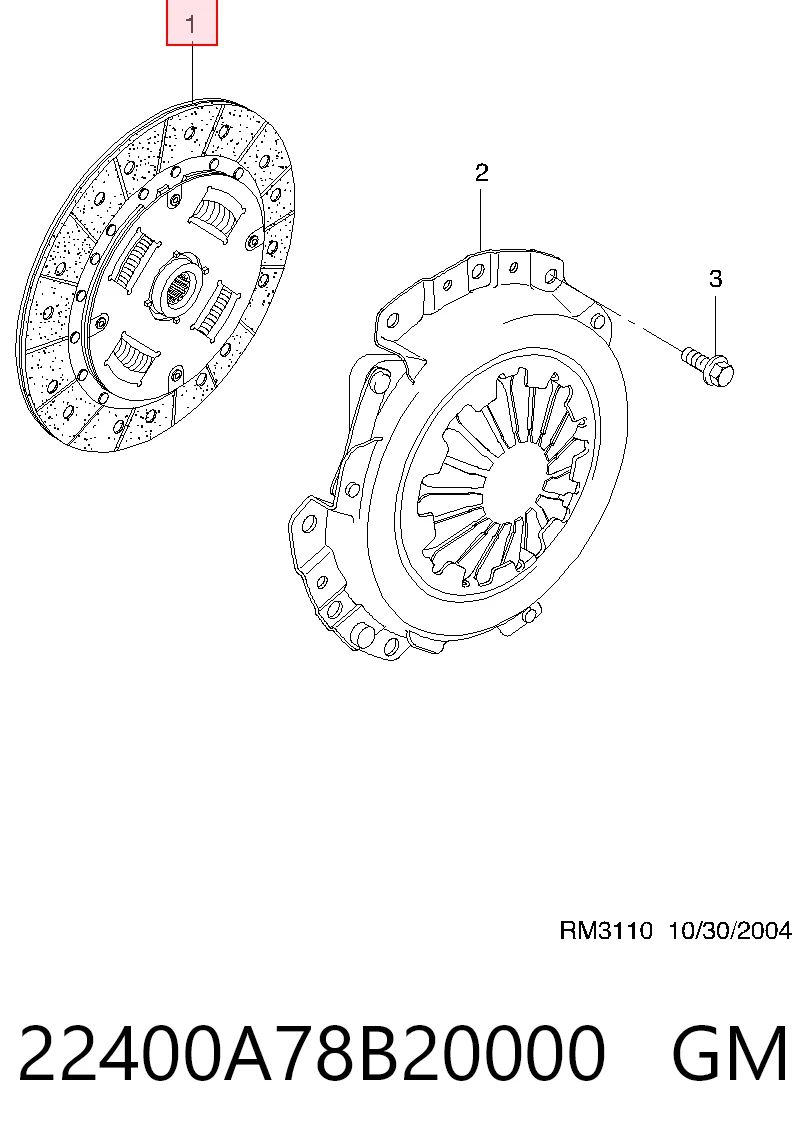 Диск сцепления Euroex EXCD49465