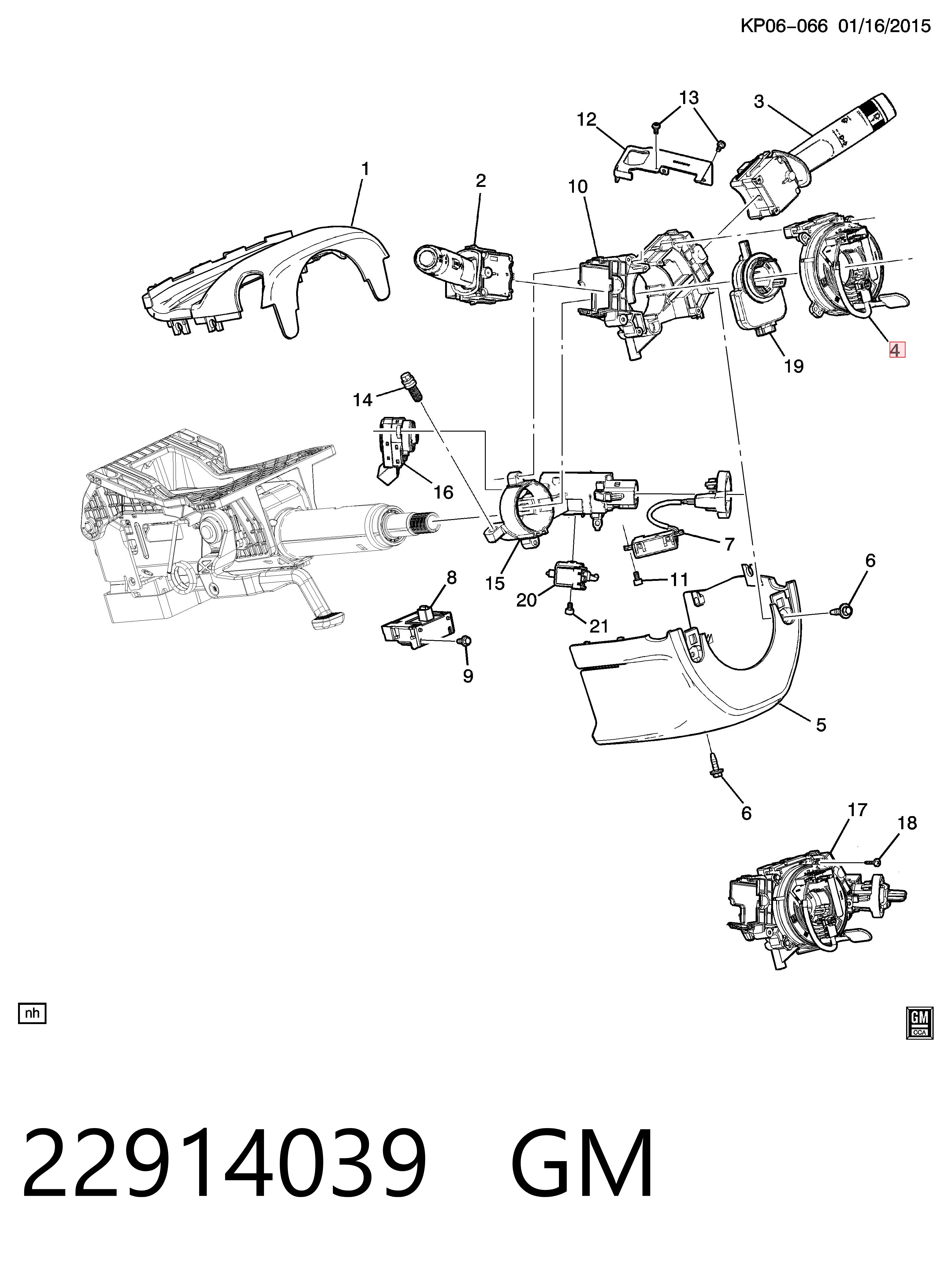 Купить 30959214 AND Шлейф Airbag