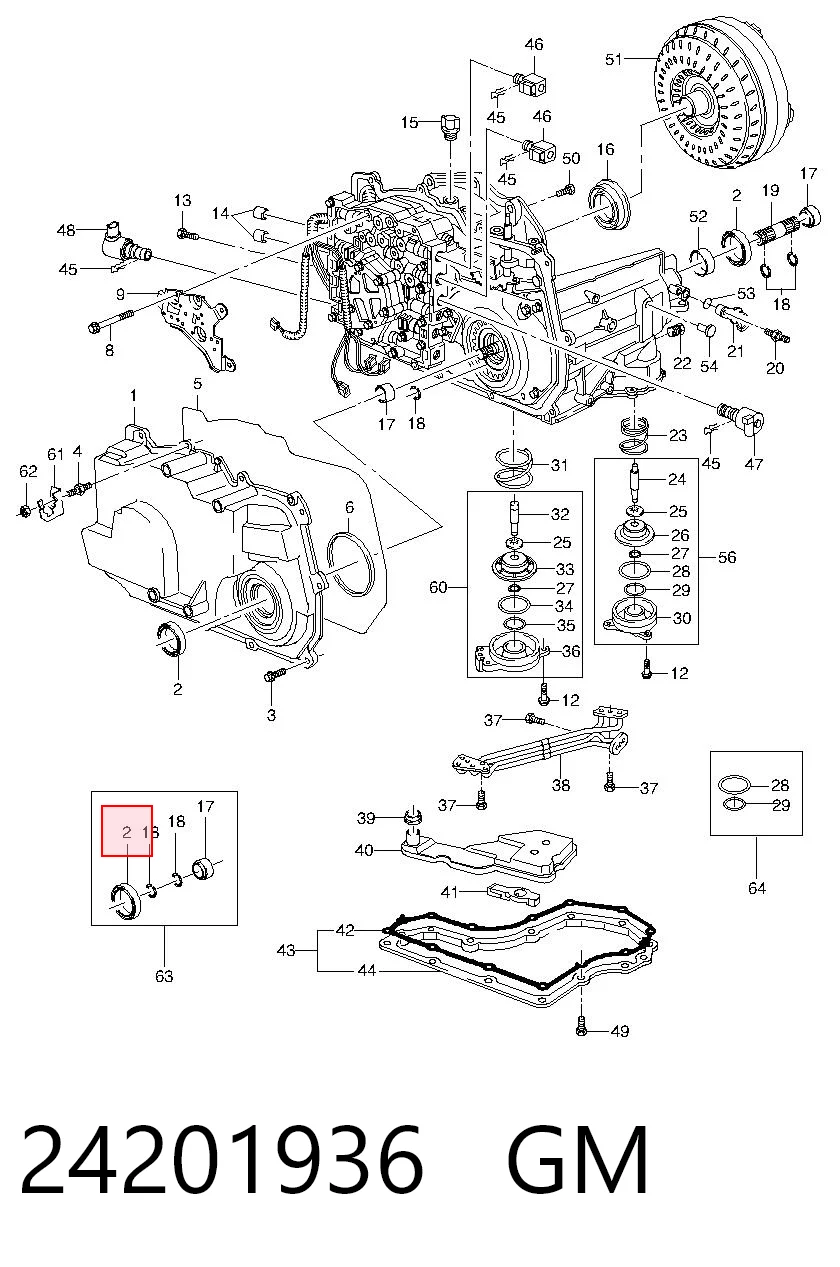 Сальник АКПП/КПП (выходного/вторичного вала) Opel 24201936 цена, от 3.31 USD