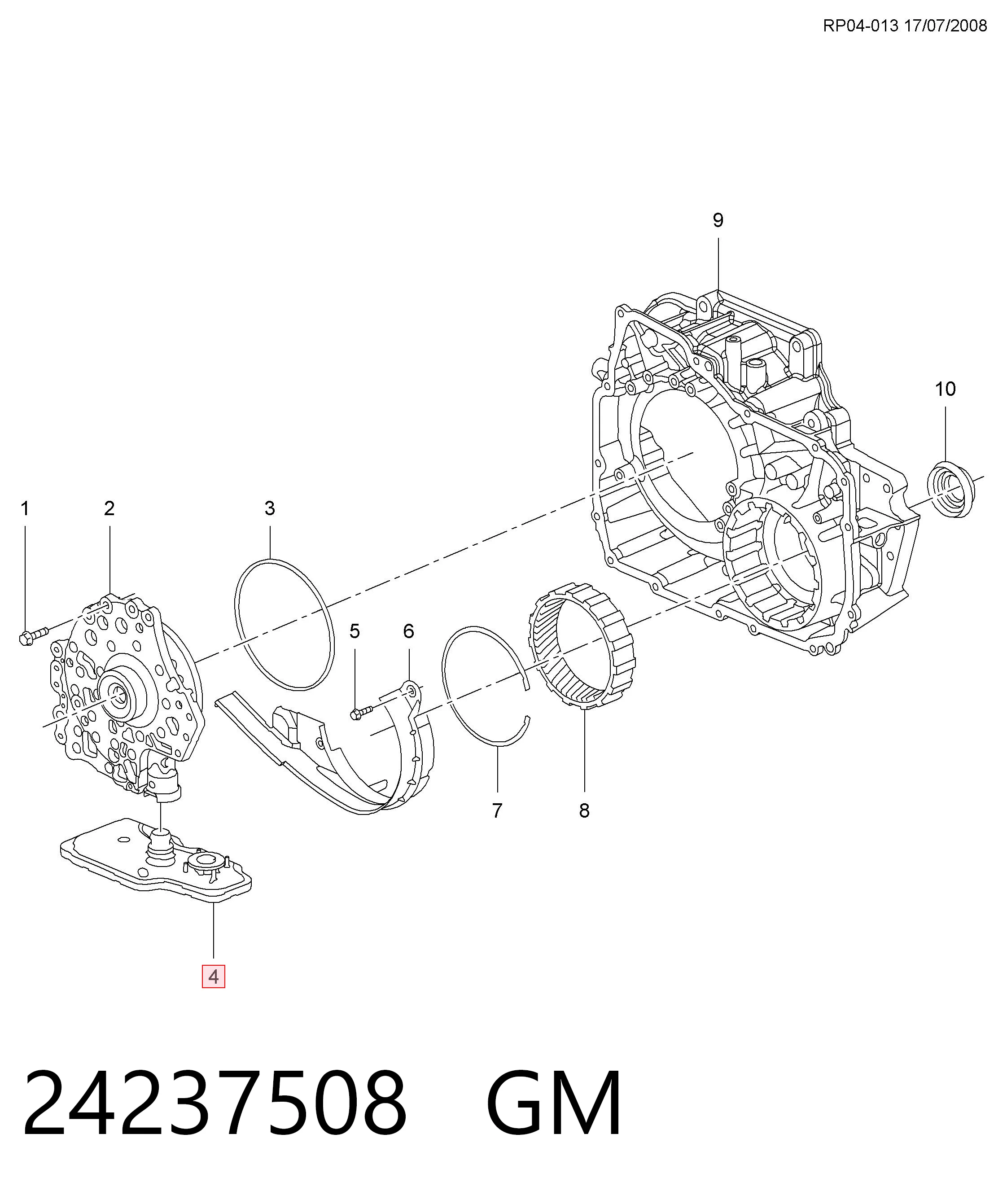  Фильтр АКПП Chevrolet Aveo 3