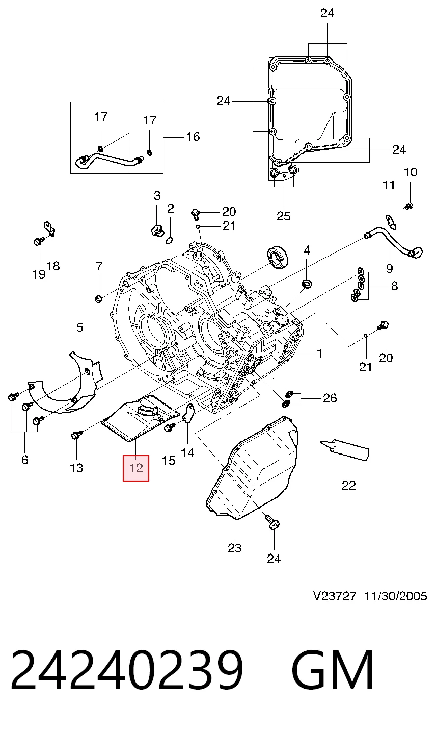 Фильтр АКПП V401096 Vemo