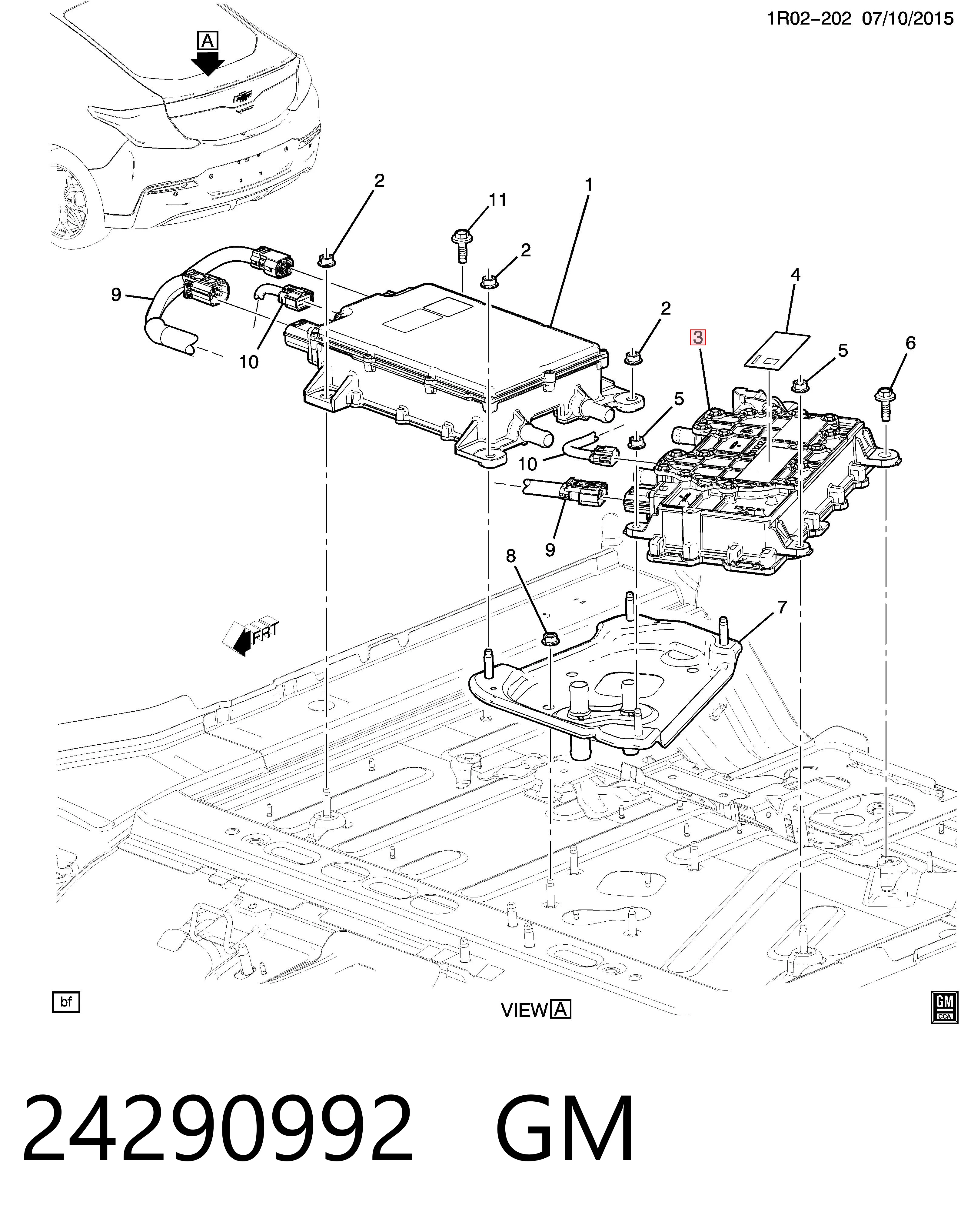 Инвертор тока 24296765 Opel