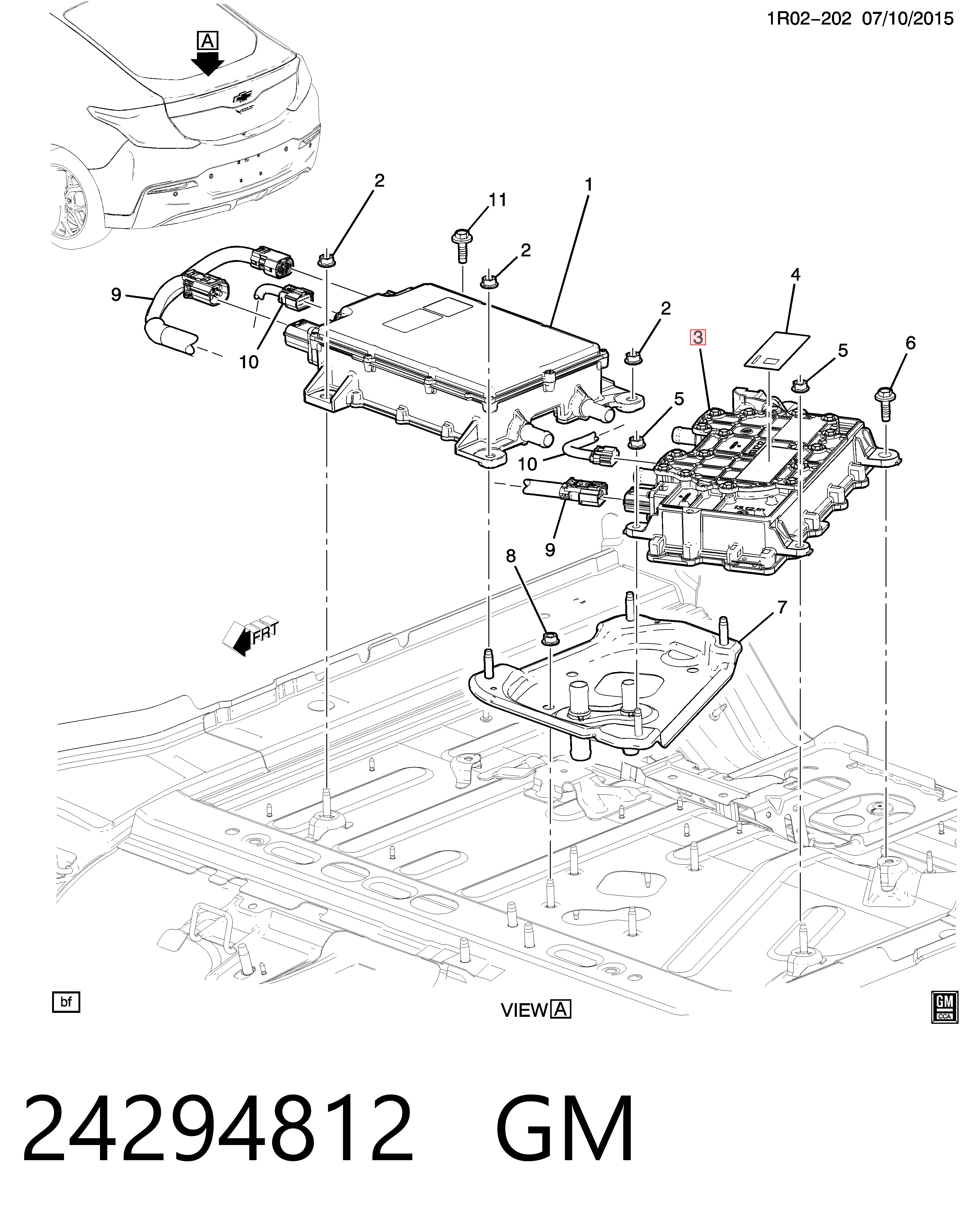 Инвертор тока Opel 24296765
