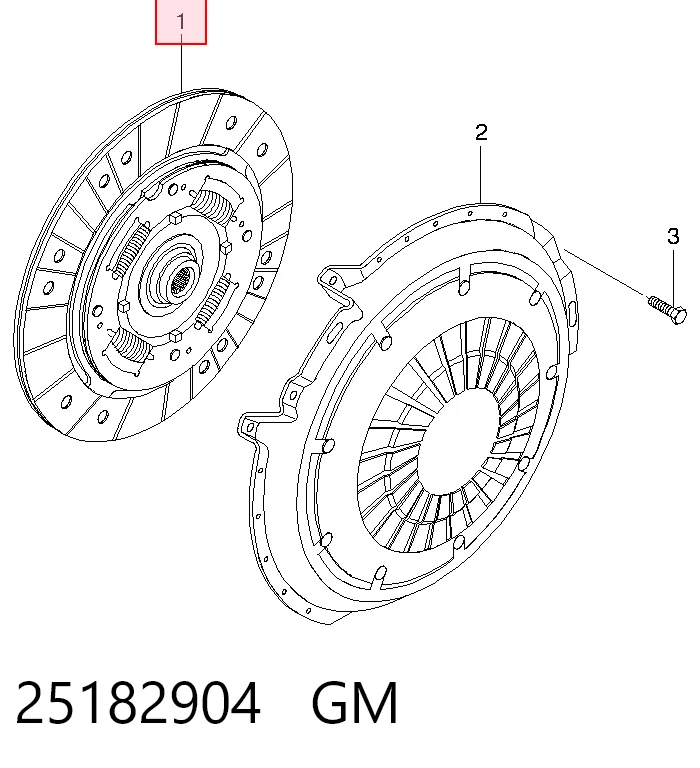 Диск сцепления Opel 96407521