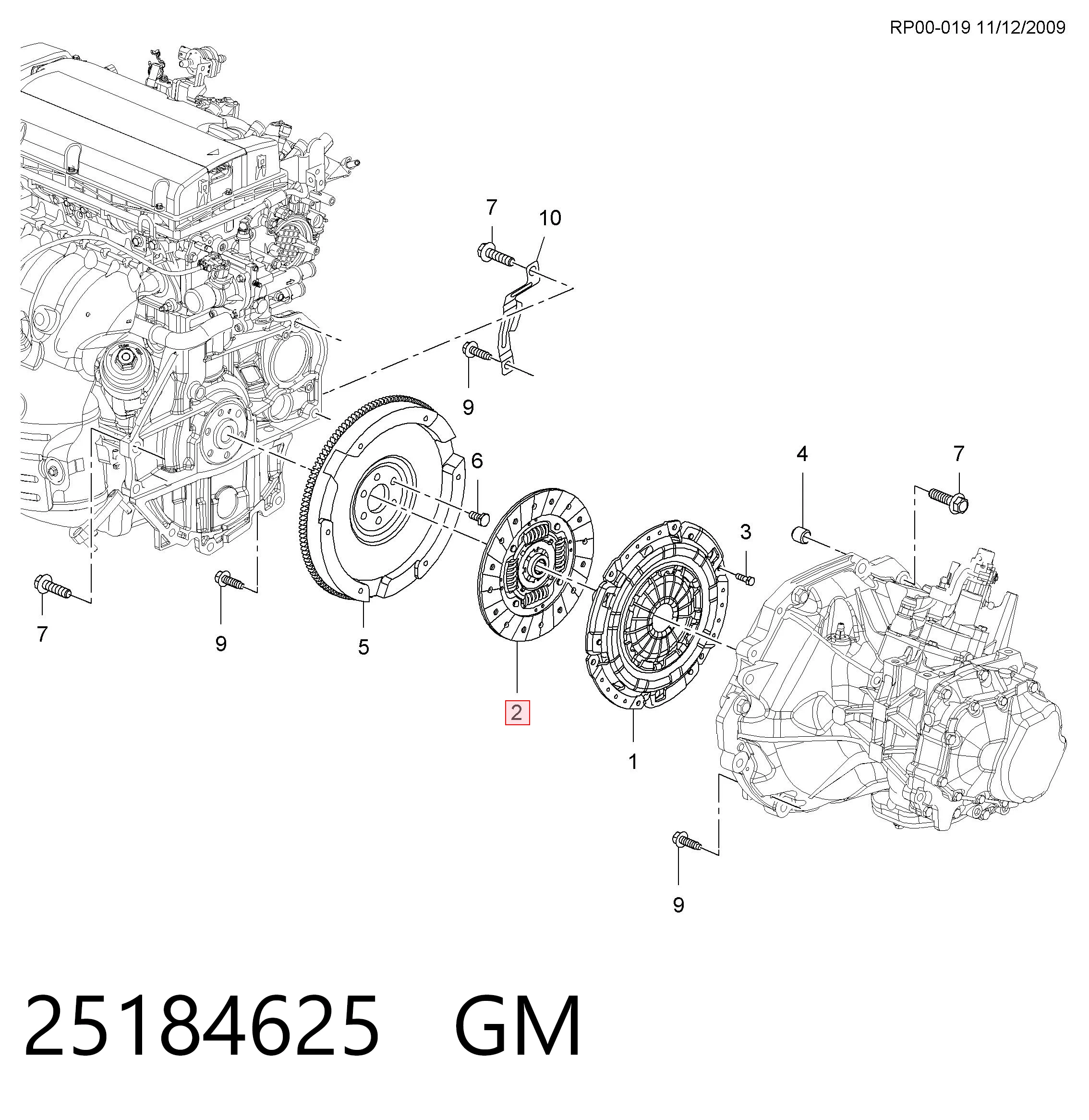 Диск сцепления Opel 96407521 цена, от 44.58 USD