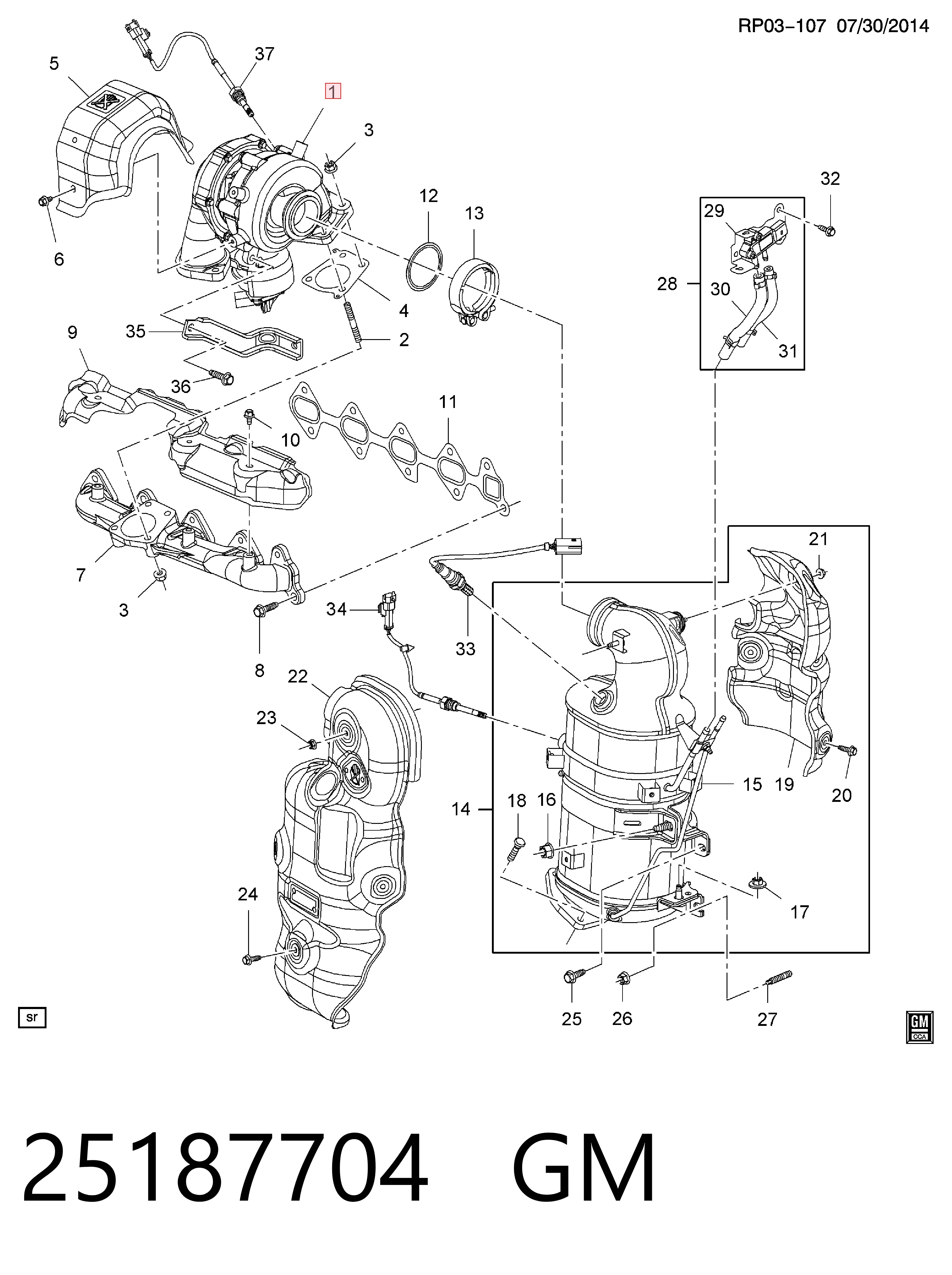 Купить 4947701600 Mitsubishi Турбоком