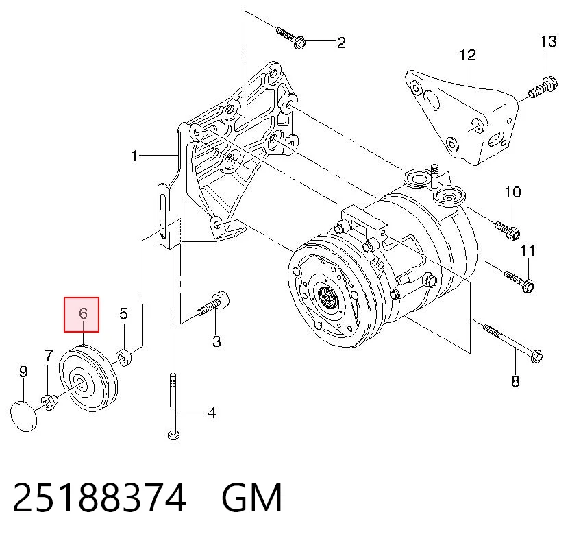 Натяжной ролик Parts-Mall PSCC014 цена, от 10.66 USD