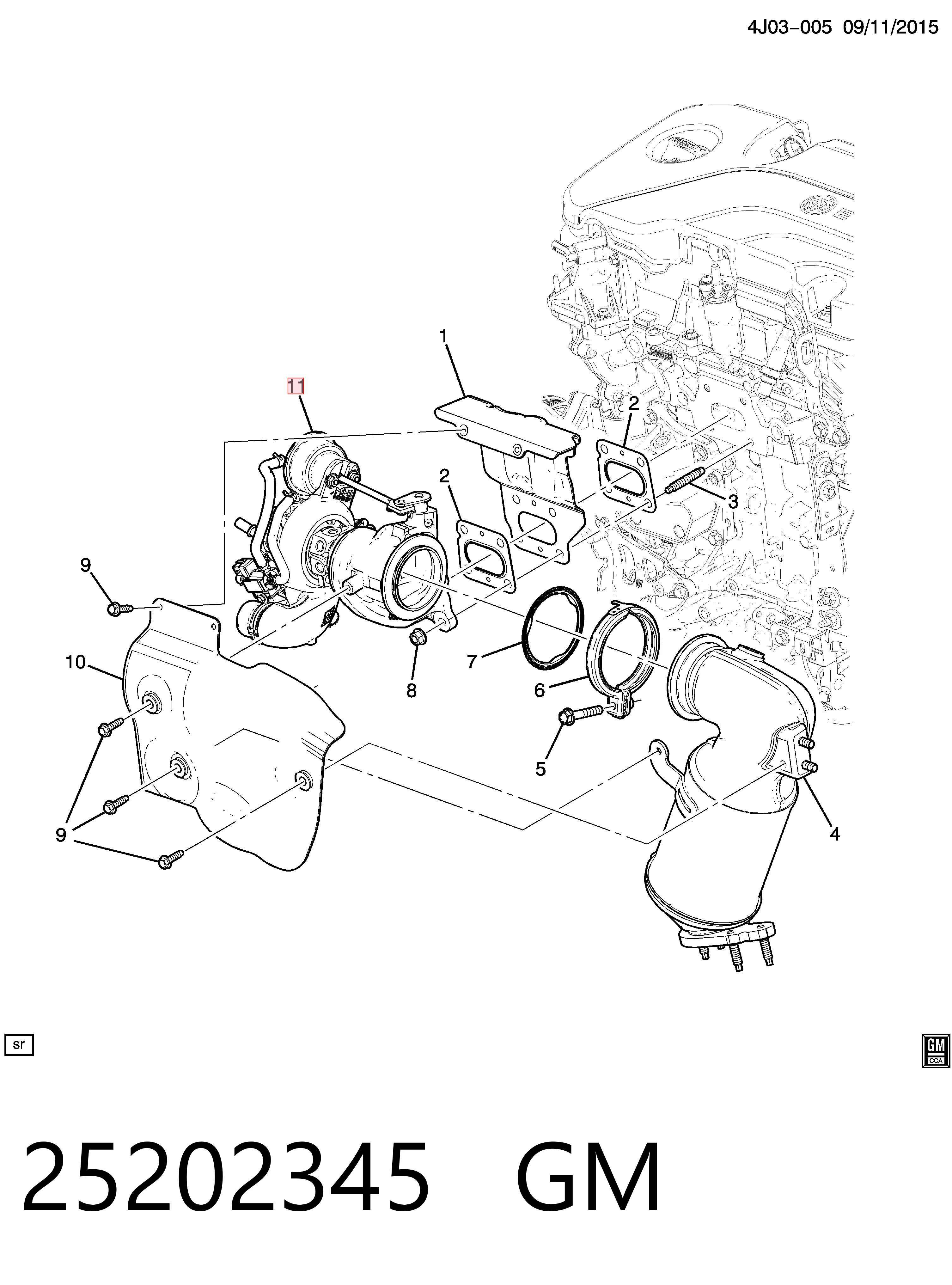 12685682 Peugeot/Citroen Турбонаддув