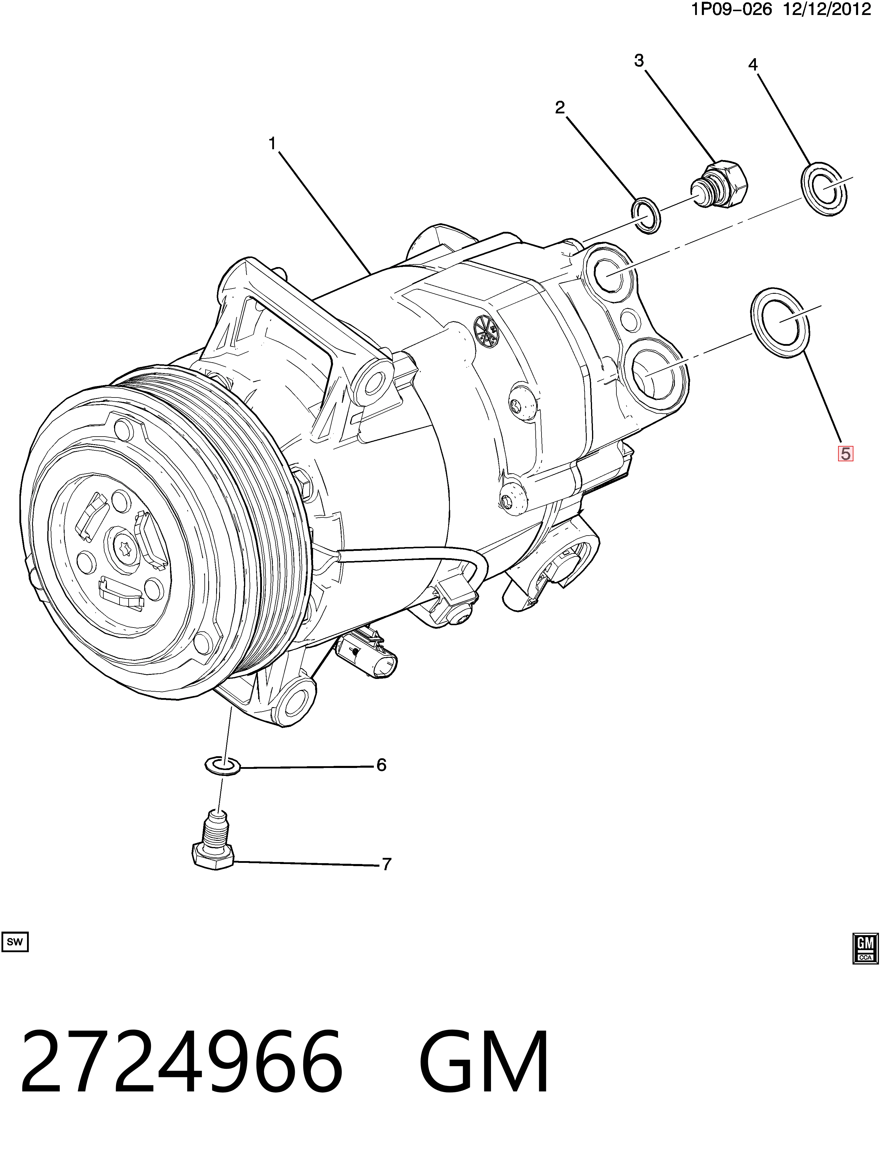 Кольцо уплотнительное шланга компрессора нагнетательного Peugeot/Citroen 52474375 цена, от 2.39 USD