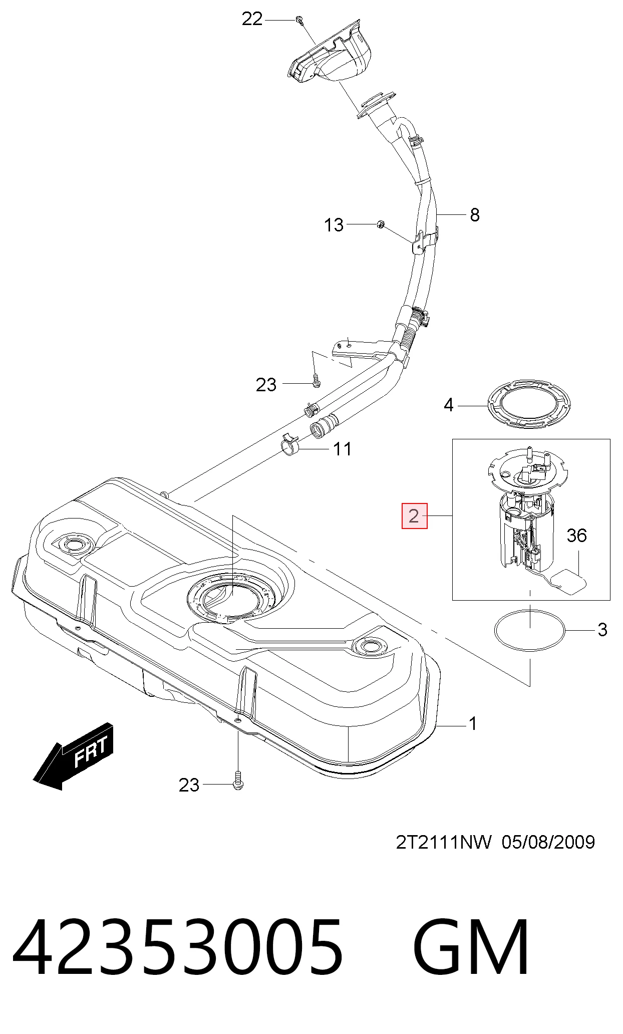 Модуль бензонасоса Parts-Mall PDCM017 цена, от 57.94 USD