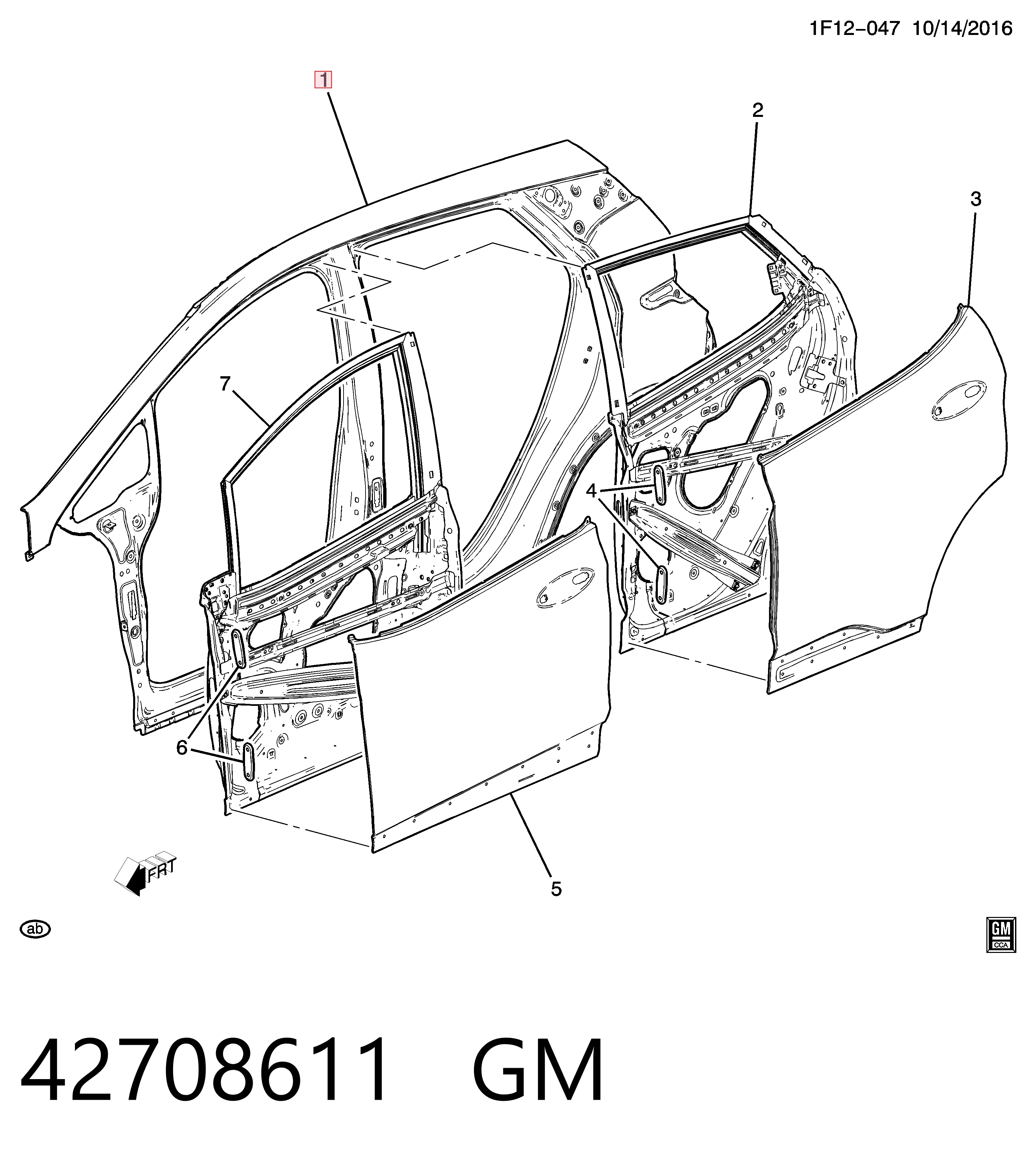 Панель кузова левая Opel 42583426 цена, от 457.63 USD