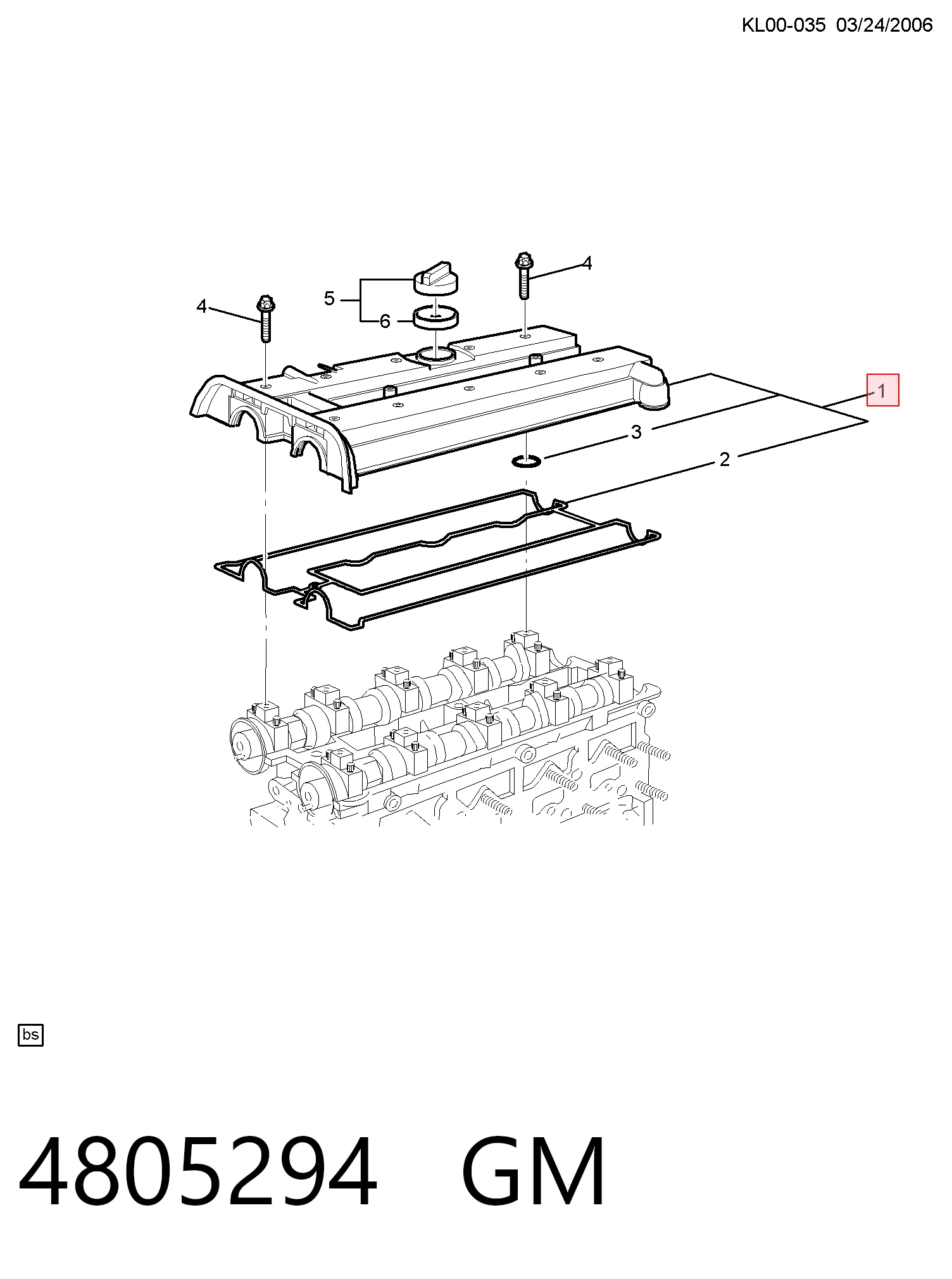 Крышка клапанная Polcar DRM15906 цена, от 64.09 USD