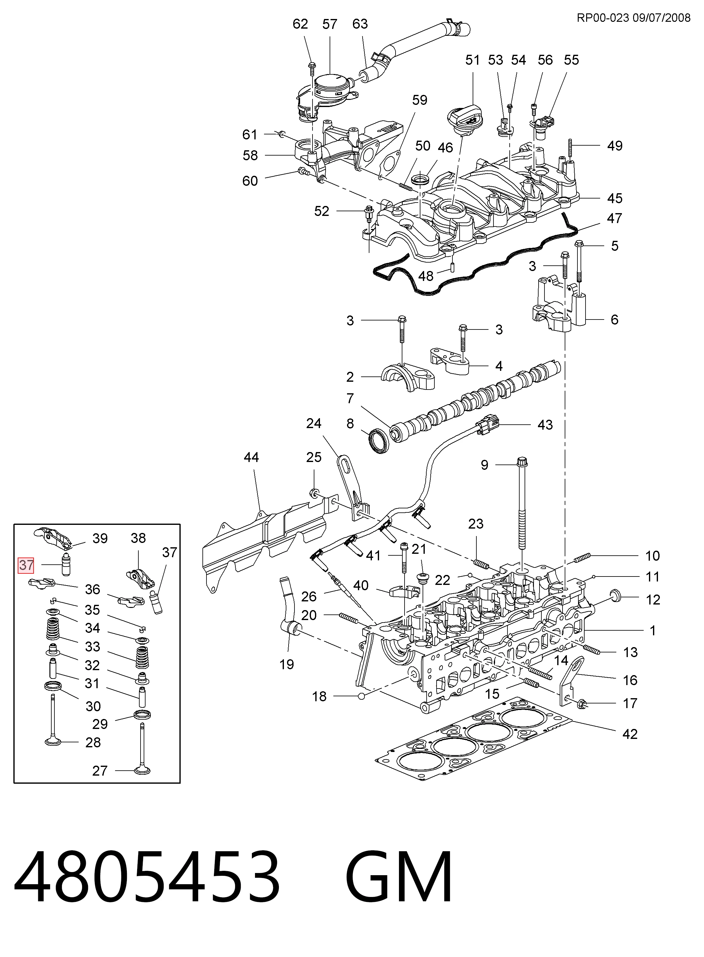 Гидрокомпенсатор на Chevrolet Lacetti  J200
