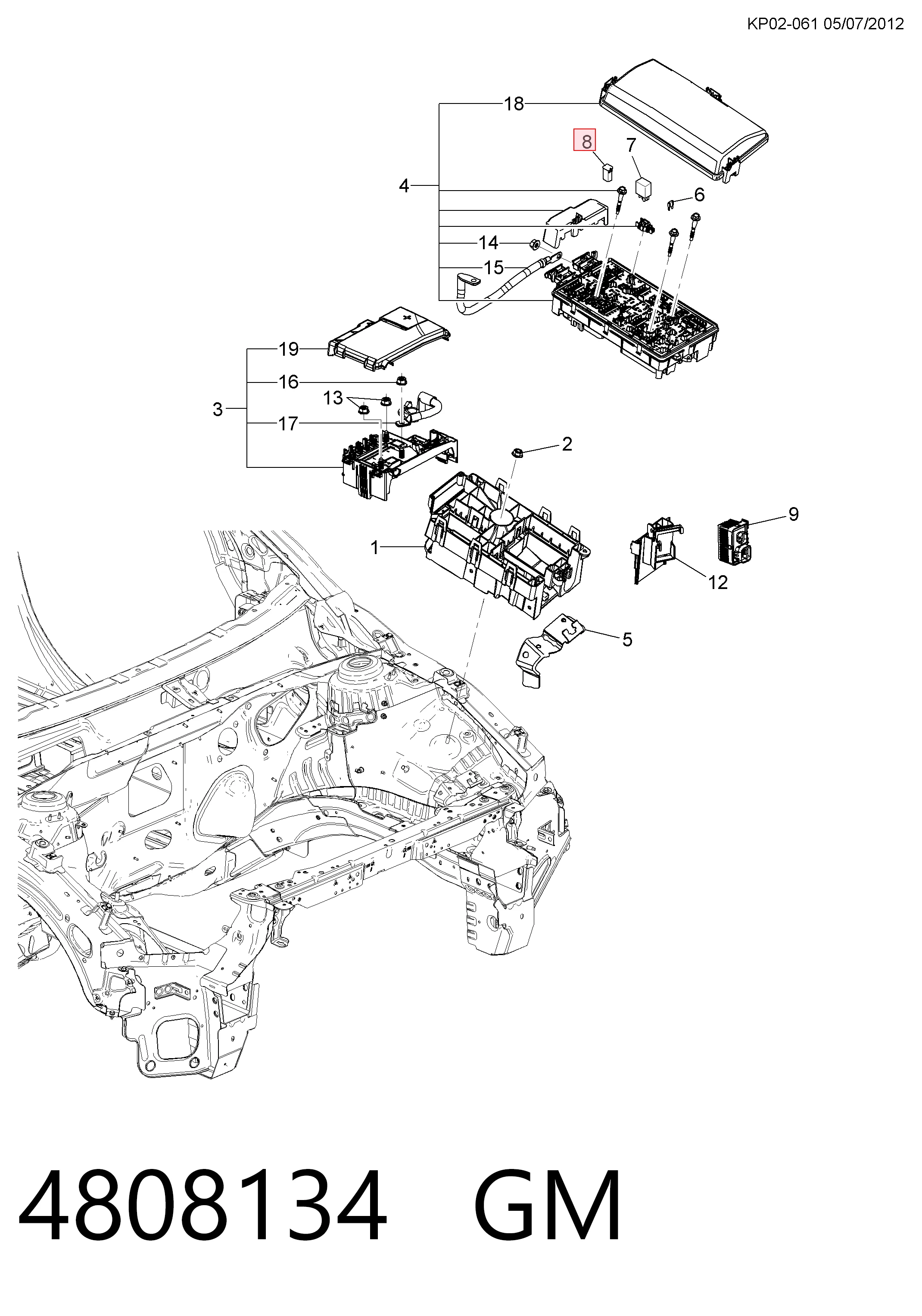 Предохранители 96377976 Opel