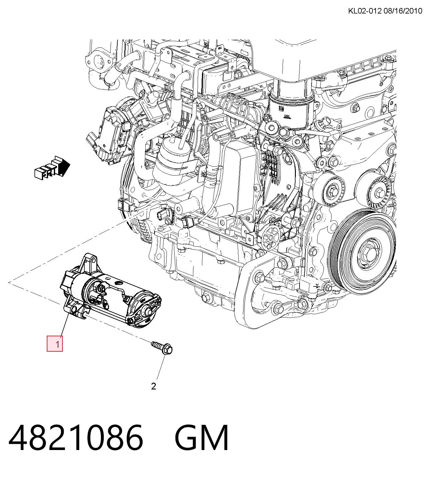 Стартер Mitsubishi M002T86171 цена, от 125.76 USD