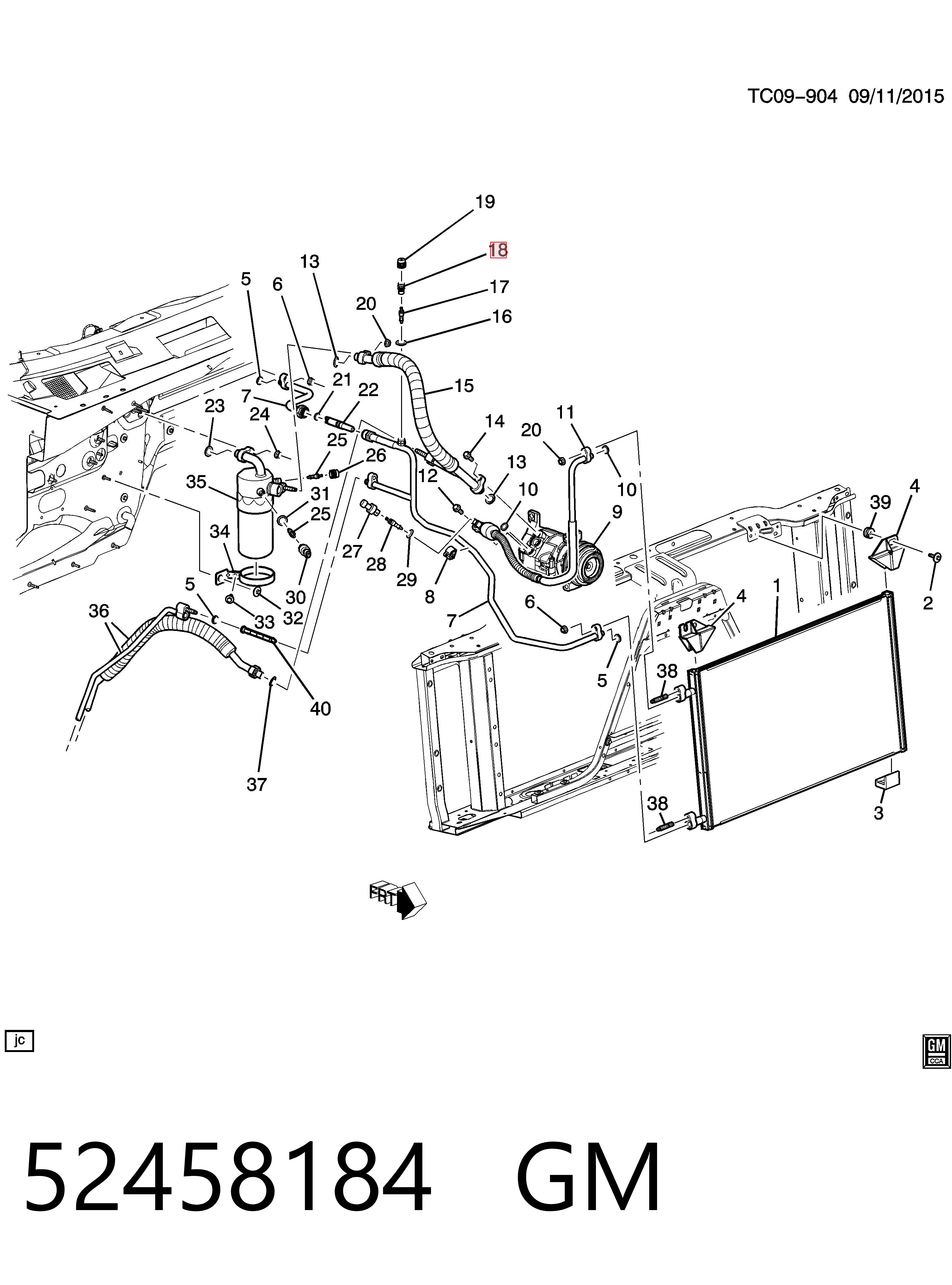 Кран отопителя Isuzu 8524581840