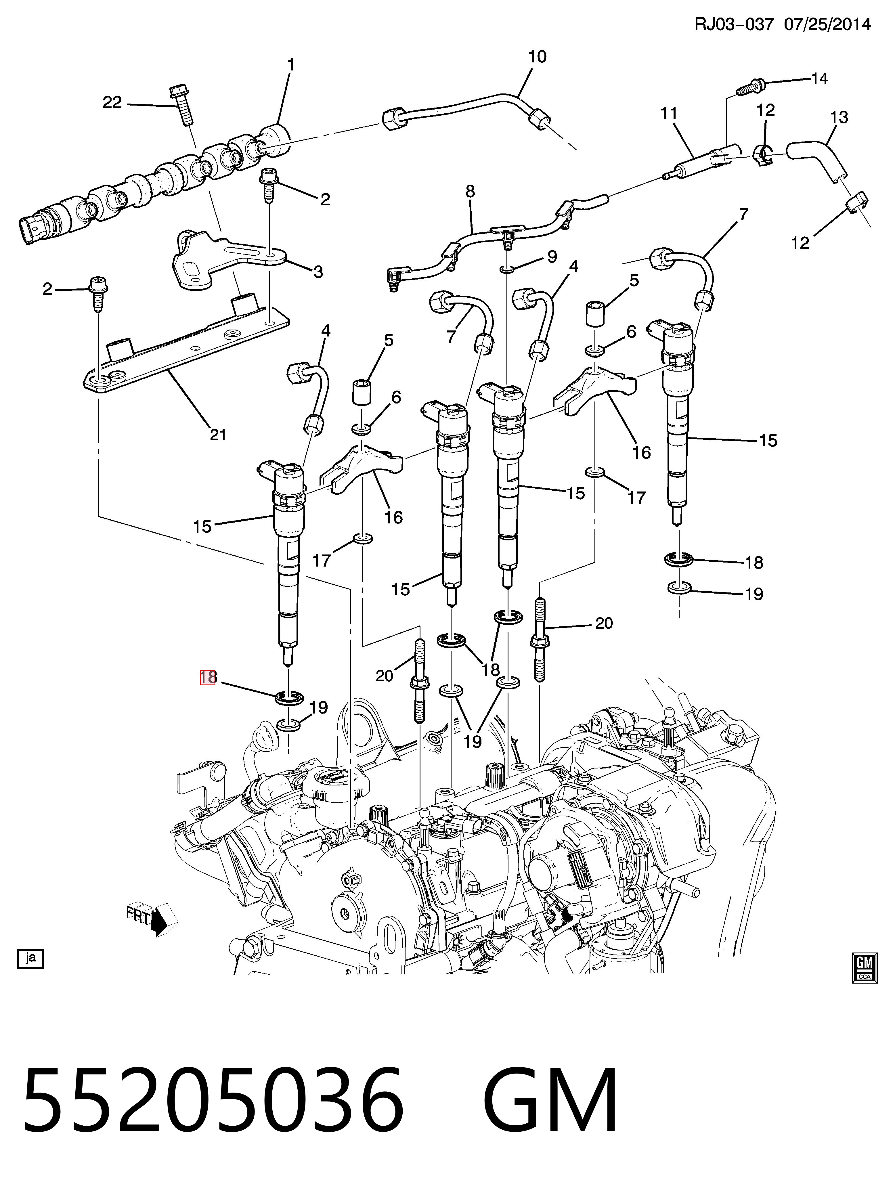 8094754 Iveco Кольцо форсунки инжектора посадочное