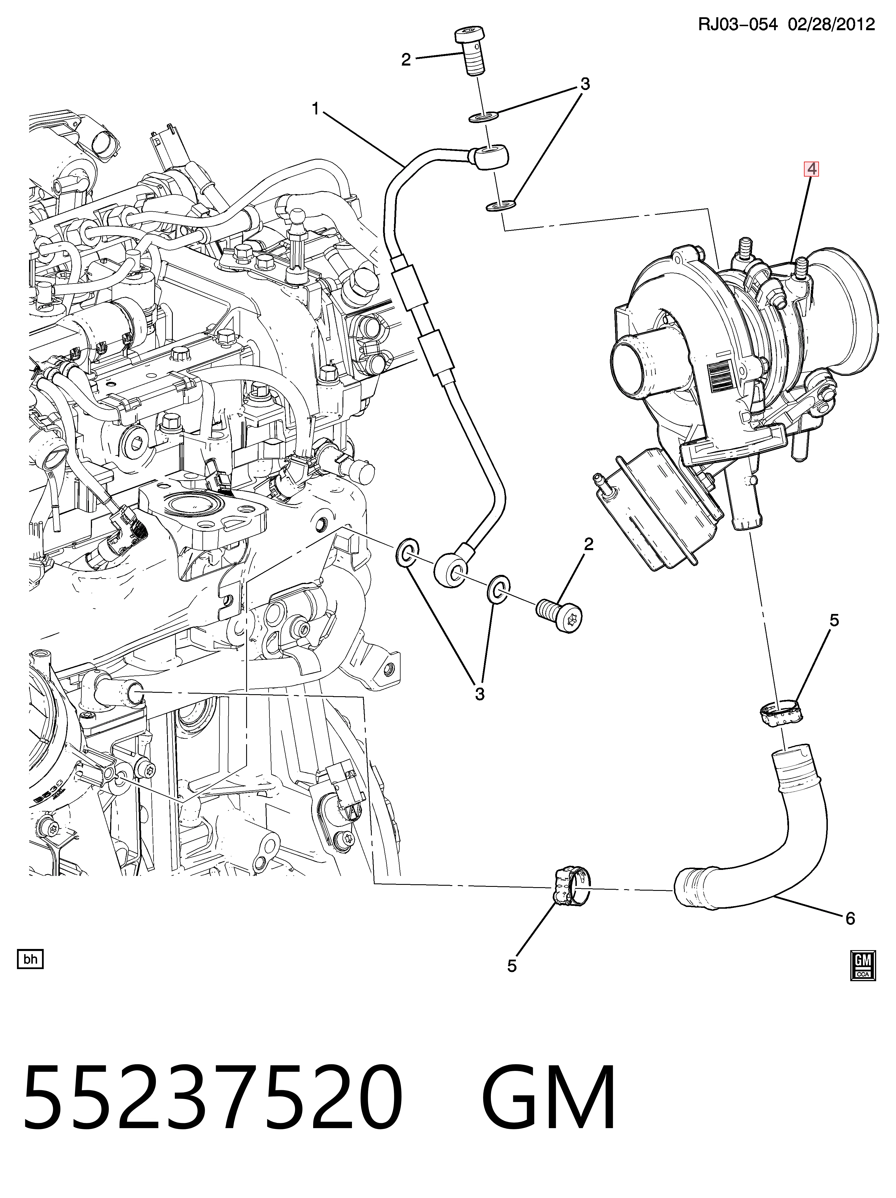 Турбонагнетатель Magneti Marelli TBM0063 цена, от 307.17 USD