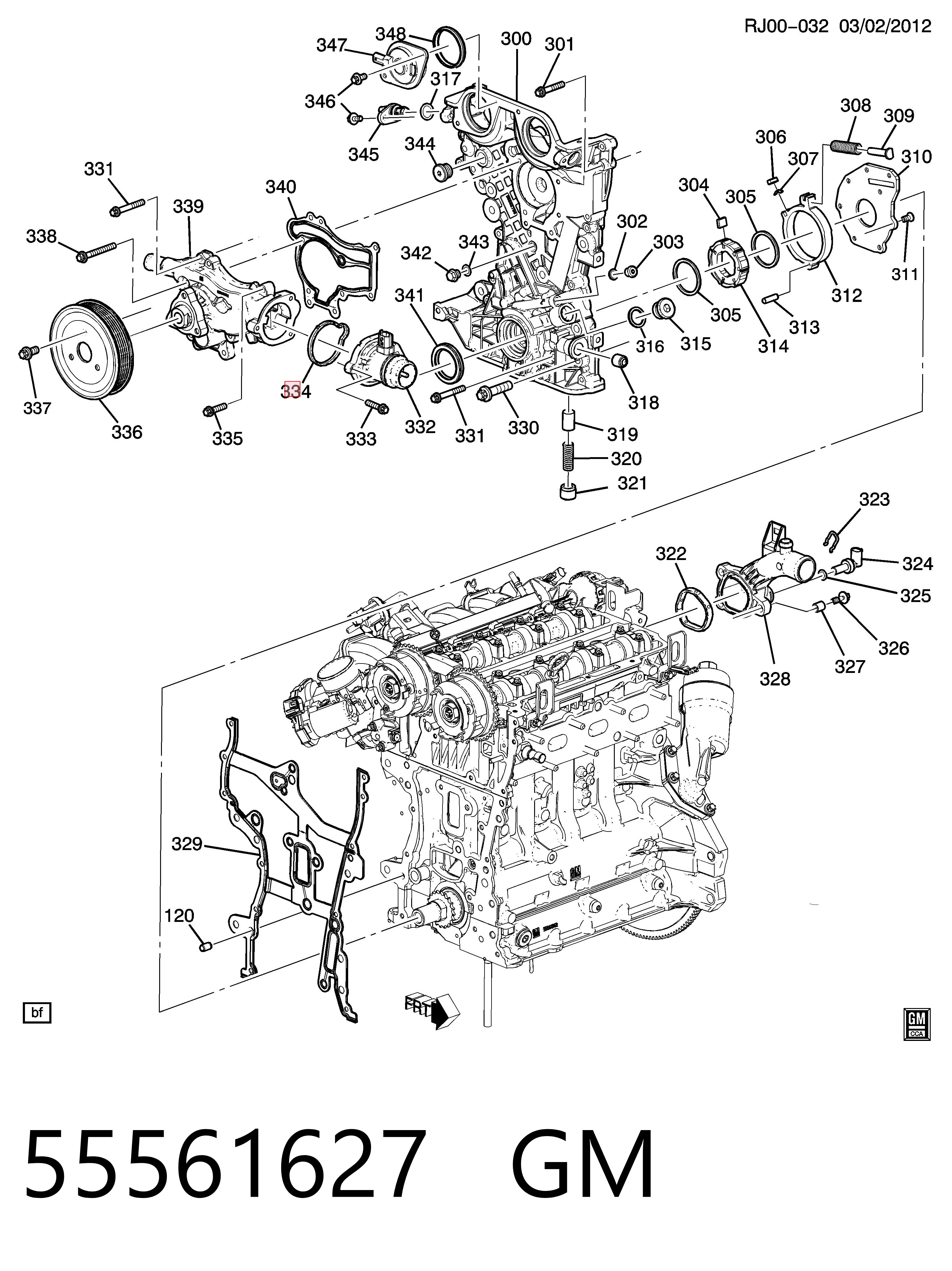 Термостат в корпусе Opel 55561627 цена, от 6.20 USD