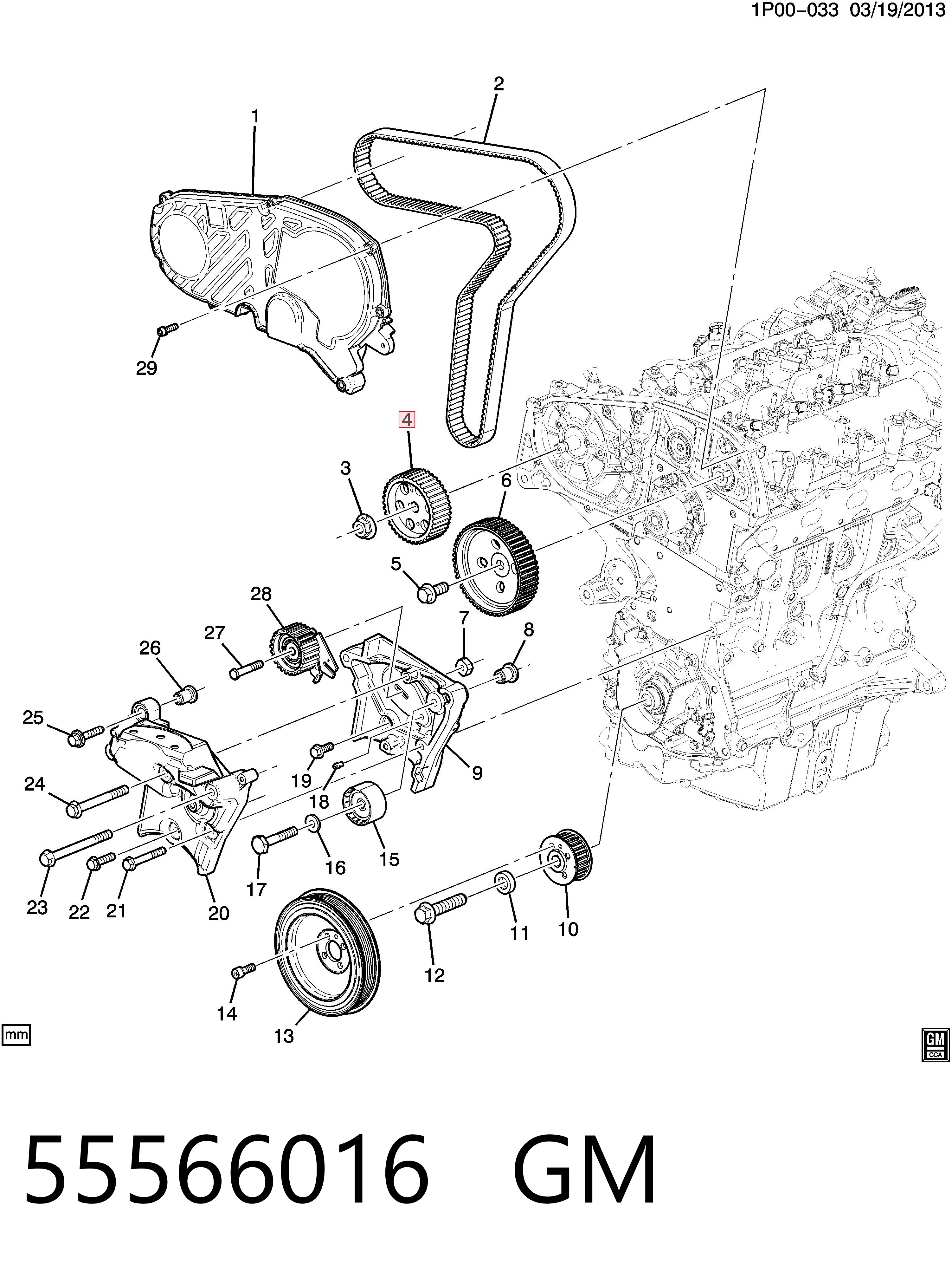 55264863 Peugeot/Citroen Ремень двигателя
