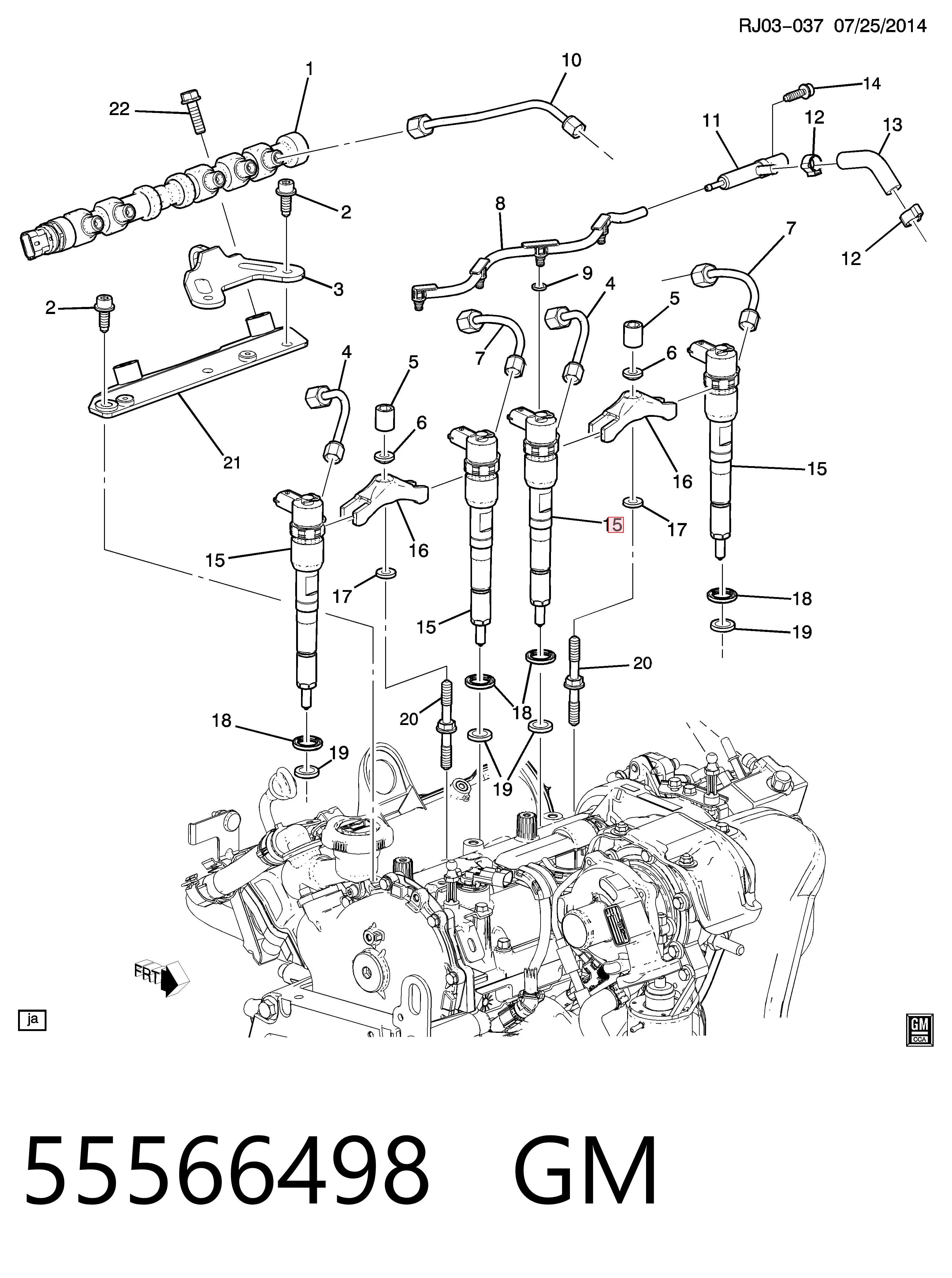 Топливные форсунки 55214159 Fiat/Alfa/Lancia
