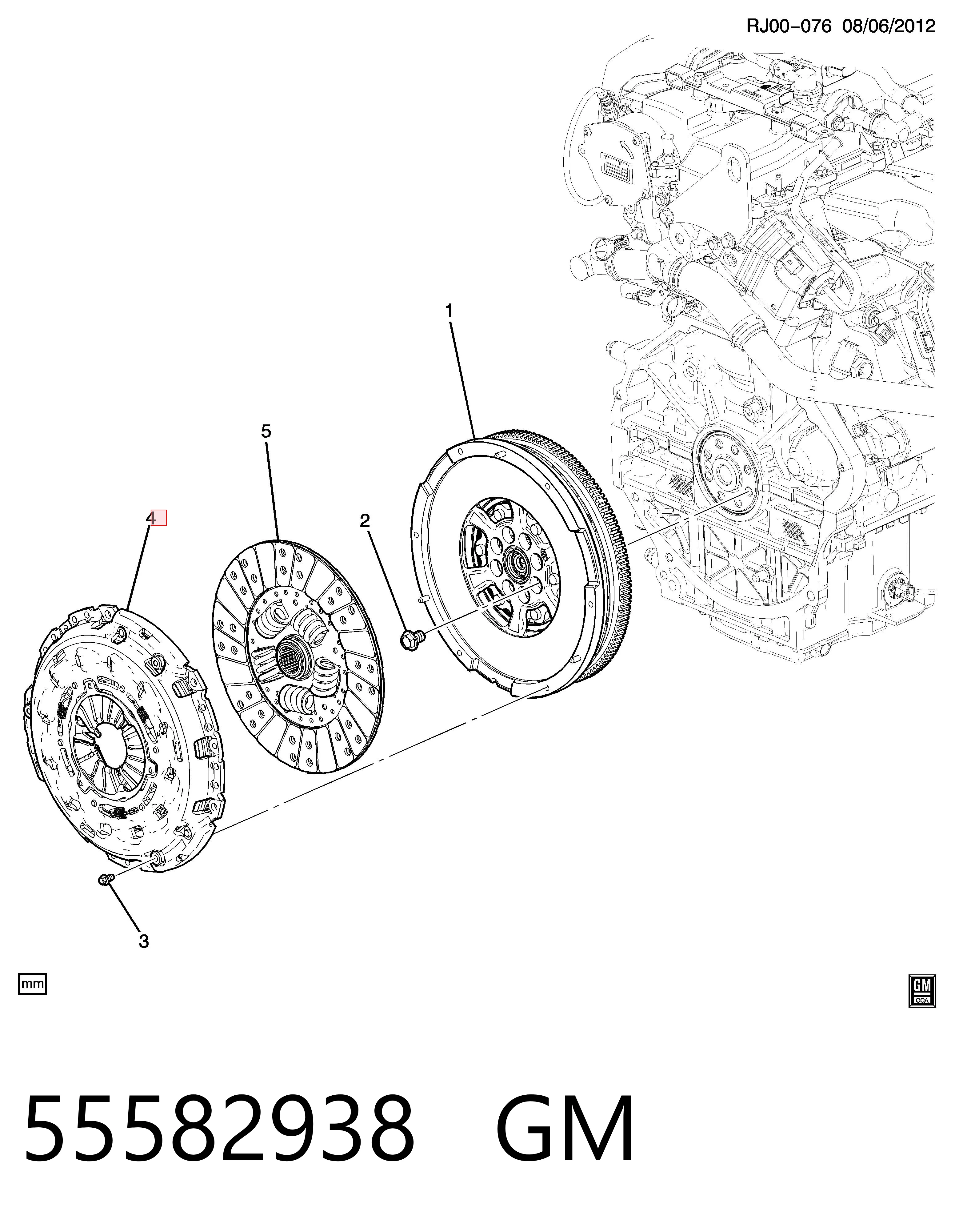 Сцепление 95518830 Peugeot/Citroen